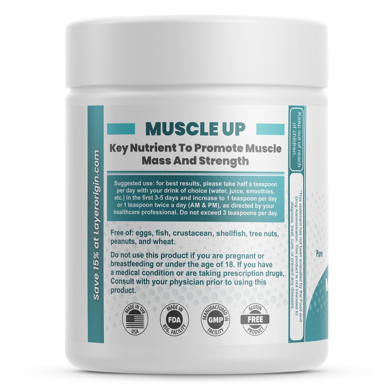 6-Sialyllactose 6-SL HMO for Muscle Health Strength Recovery - 3000 mg per Serving 60 Servings product thumbnail 7