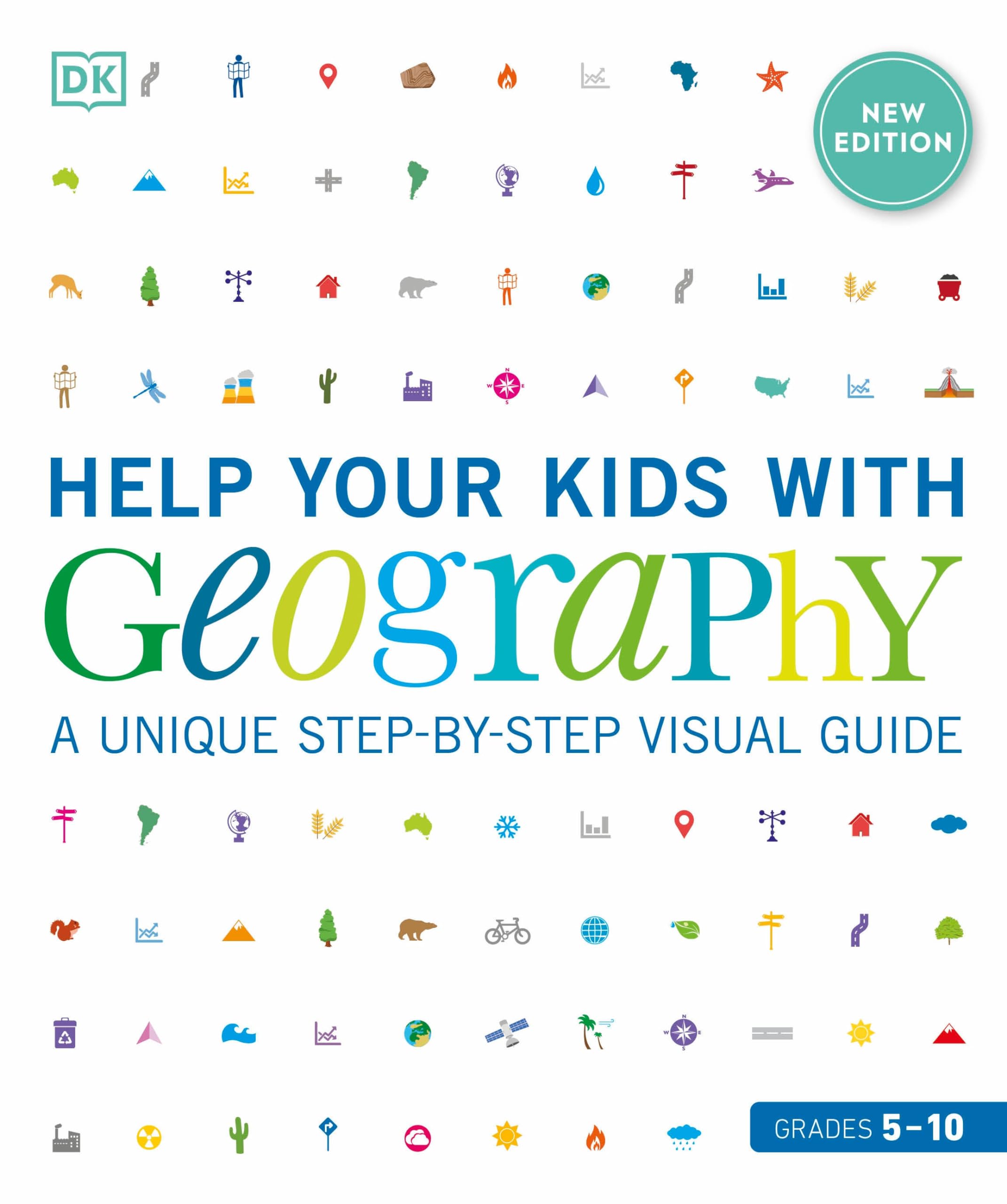 Help Your Kids with Geography, Grades 5-10 Paperback – 10 August 2021