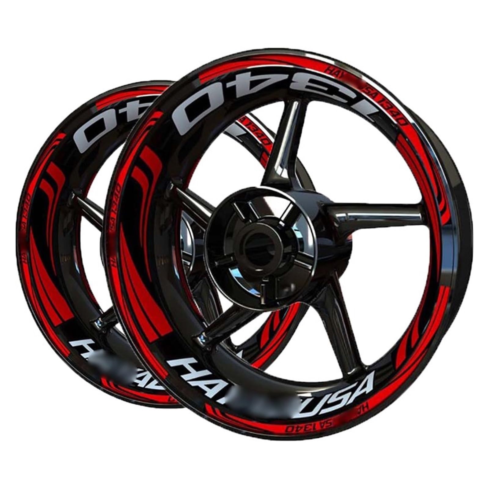 Motorcycle Sticker for S&uzuki for Hayabusa 1340 Wheel Rim Decal(3)