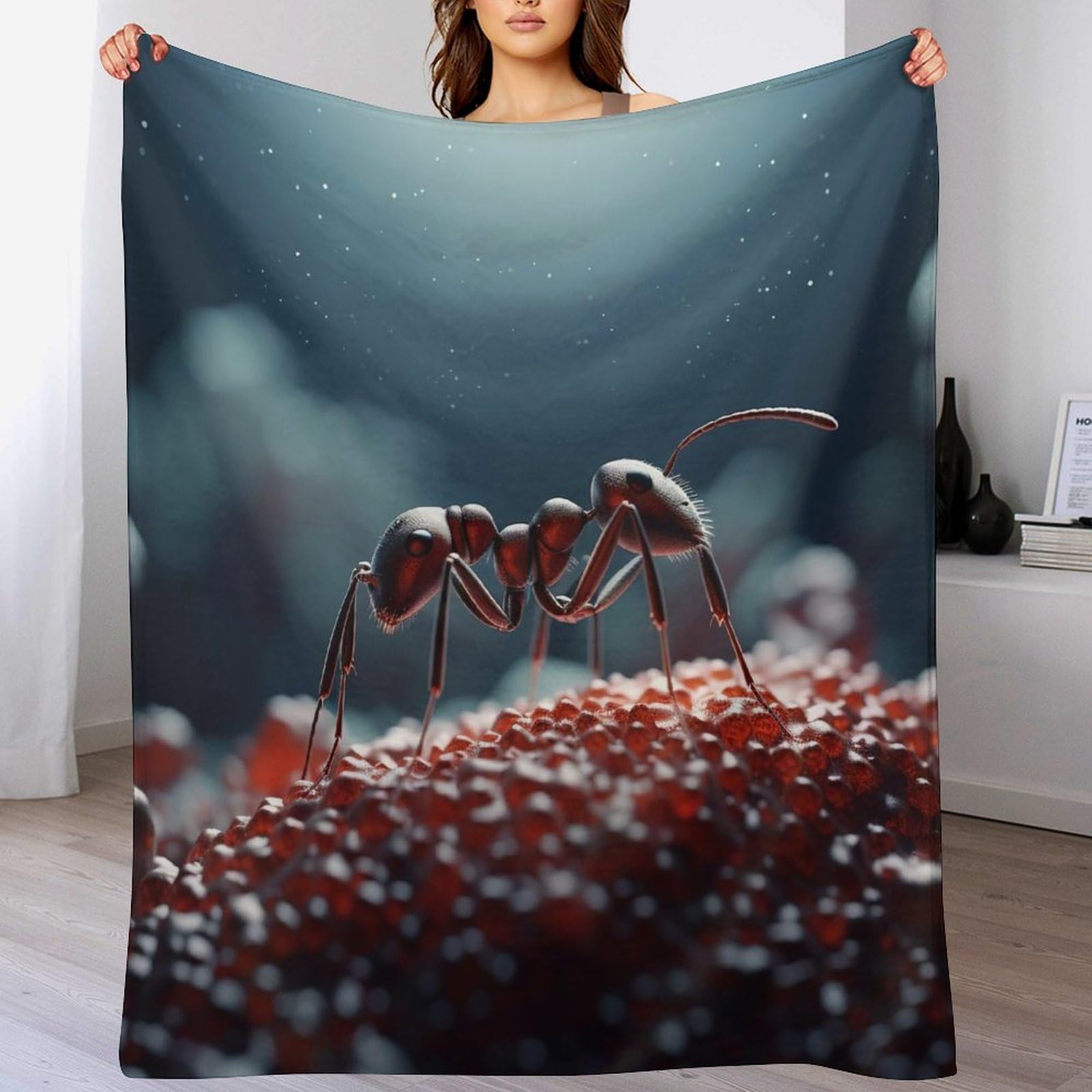 Couverture en flannel douillette pour soirées cocooning et nuits sereines