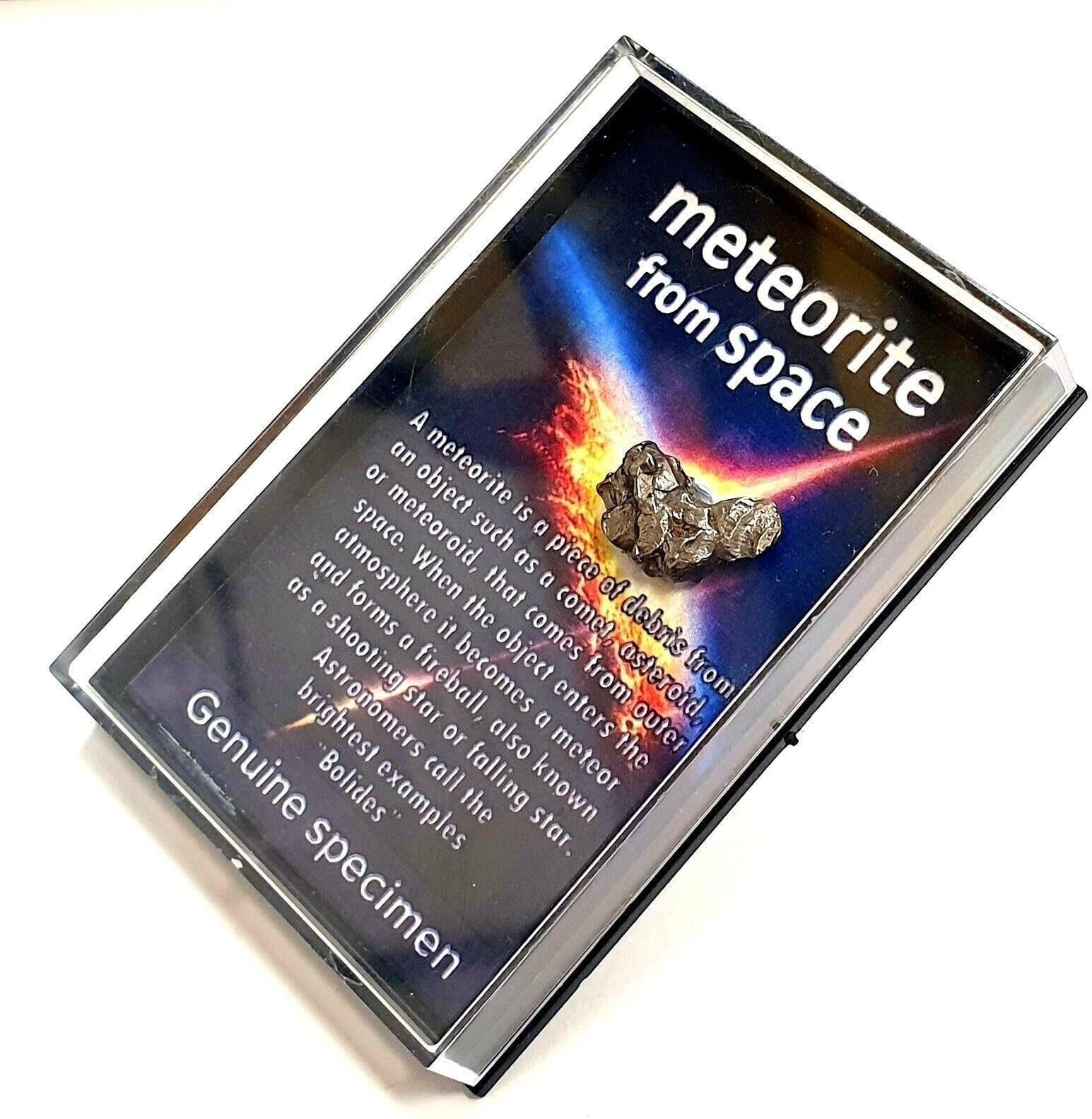 UKGE Genuine Meteorite in a Story Box - Campo del Ciel Space Rock - MT0003 100% Genuine