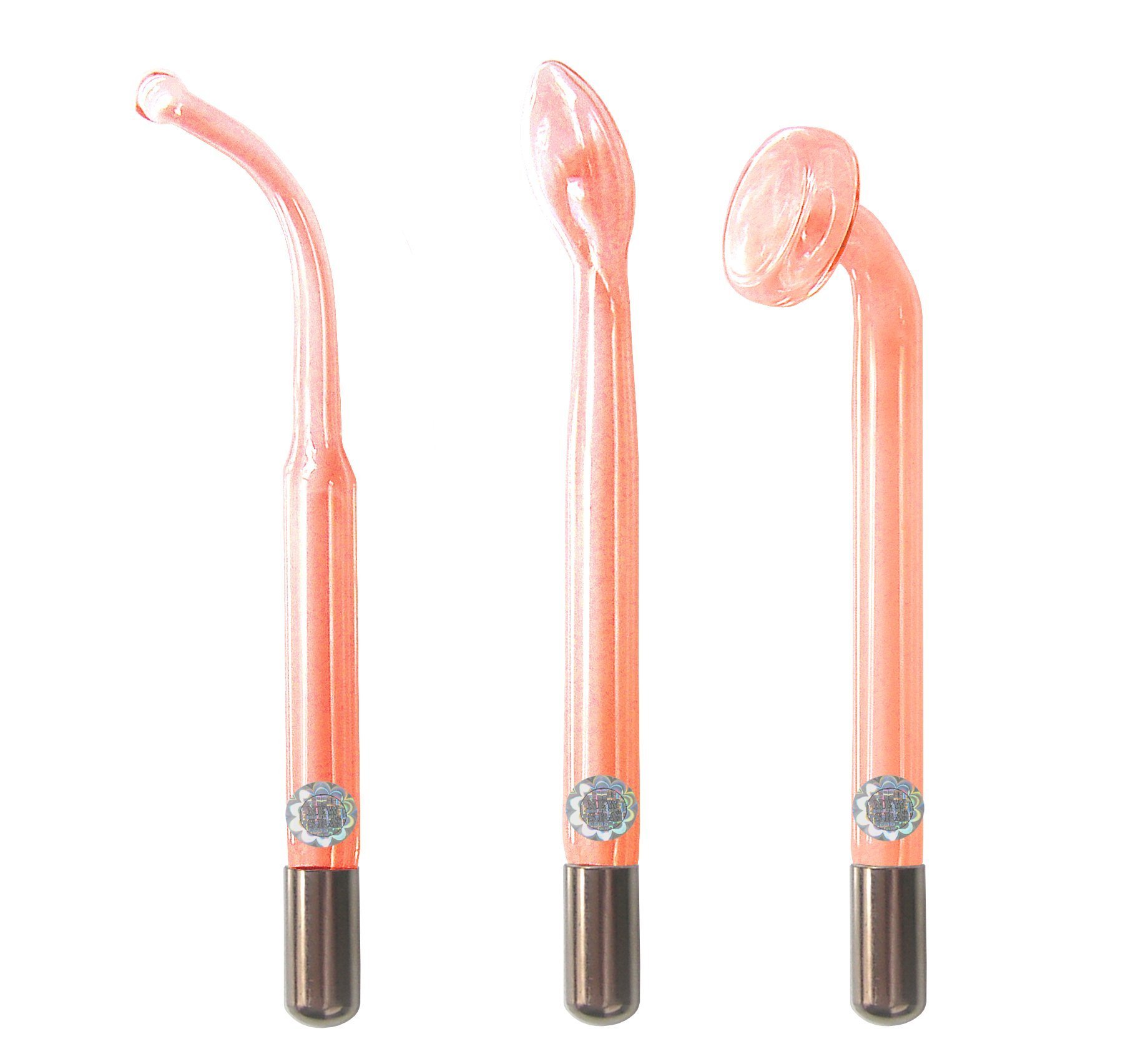 Set of 3 NEON Electrodes for Home Use High Frequency Facial Machine 11.0mm. The electrodes are direct replacements for NEW SPA Home Use HF Device.