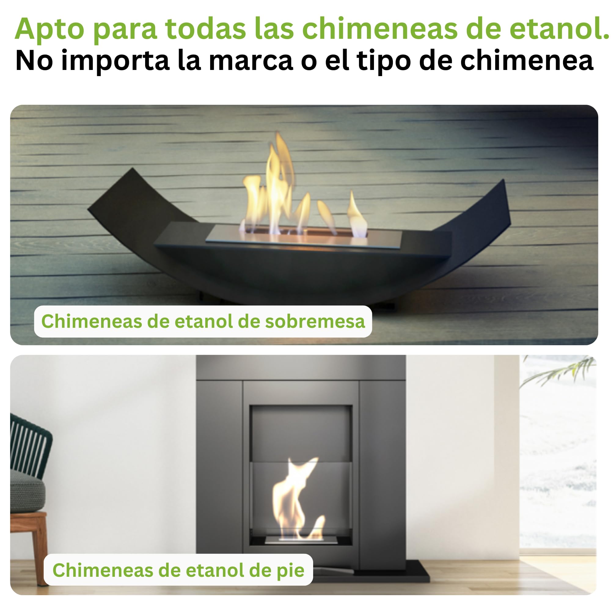 Bioetanol 5 Litros con Fragancia para Chimenea de Etanol, Muchas Variedades – Bioalcohol como Fragancia de Ambiente – Estufas de Bioetanol, Biochimenea Etanol, Ethanol (L5)