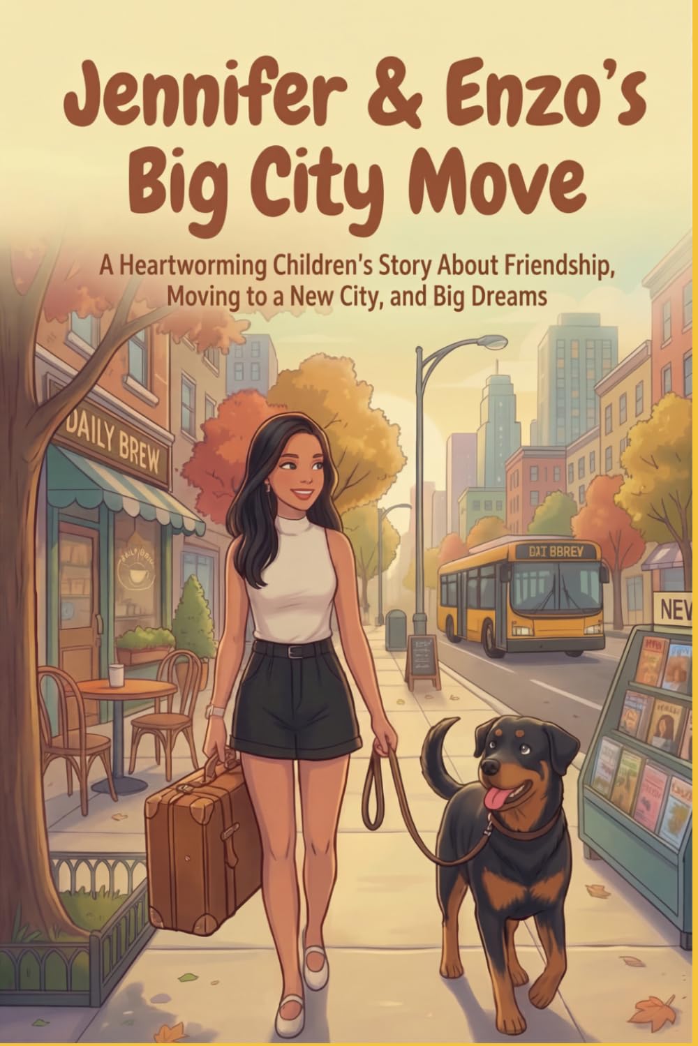 Jennifer & Enzo’s Big City Move: A Heartwarming Children’s Story About Friendship, Moving to a New City, and Big Dreams (Jennifer & Enzo City Adventures)