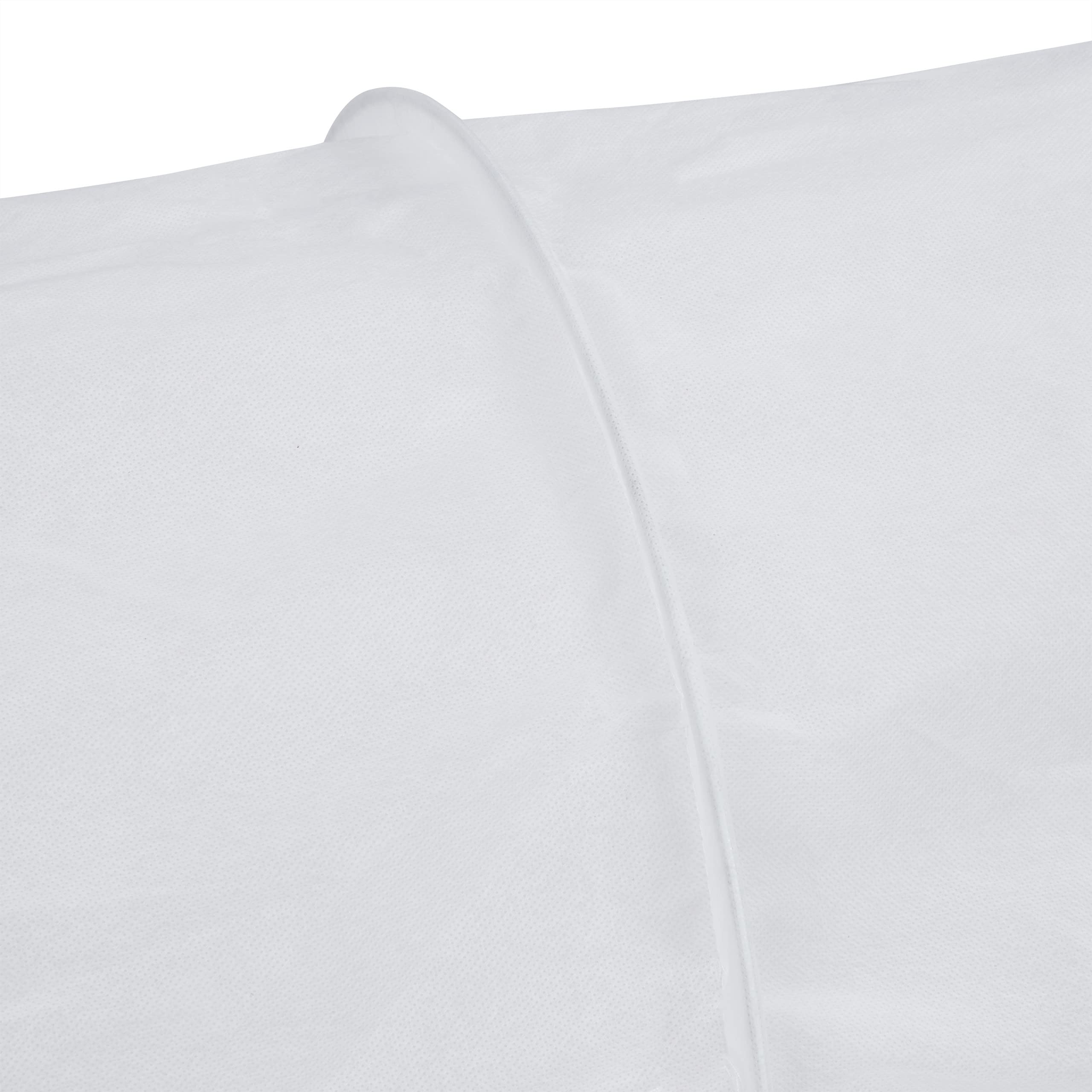 Relaxdays Pack 2 Invernaderos Túnel con Arcos, Protección para Huertos, 3,4 m Largo, contra Parásitos y Pájaros, Blanco