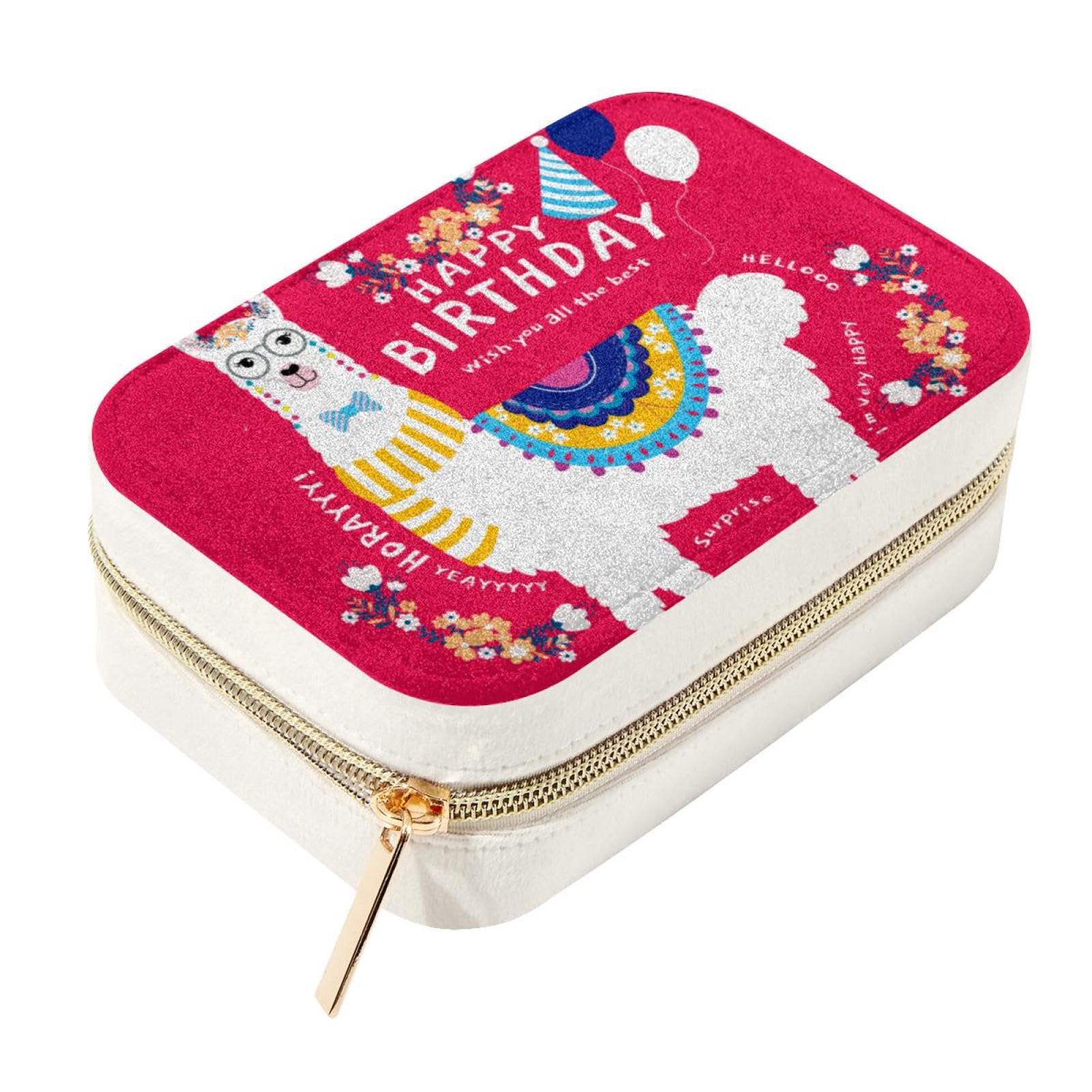 Boîte à bijoux de voyage rangement portable colliers bagues boucles d'oreilles
