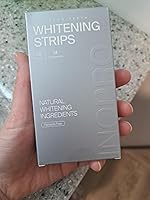 Vista 2 de InoPro Kit de tiras blanqueadoras de dientes naturales 14 tratamientos - Blanqueador para dientes sensibles, sin peróxido con papaína, bromelina