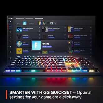 SteelSeries Apex Pro Gen 3 OmniPoint 3.0 HyperMagnetic Switches — Adjustable Actuation — Rapid Trigger — Game-Ready Presets — Protection Mode — Rapid Tap/SOCD — OLED — RGB — PBT Keycaps — USB-C