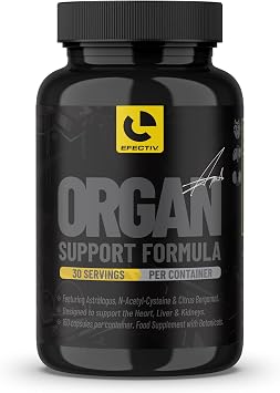 EFECTIV Organ Support 150 Capsules NAC Milk Thistle