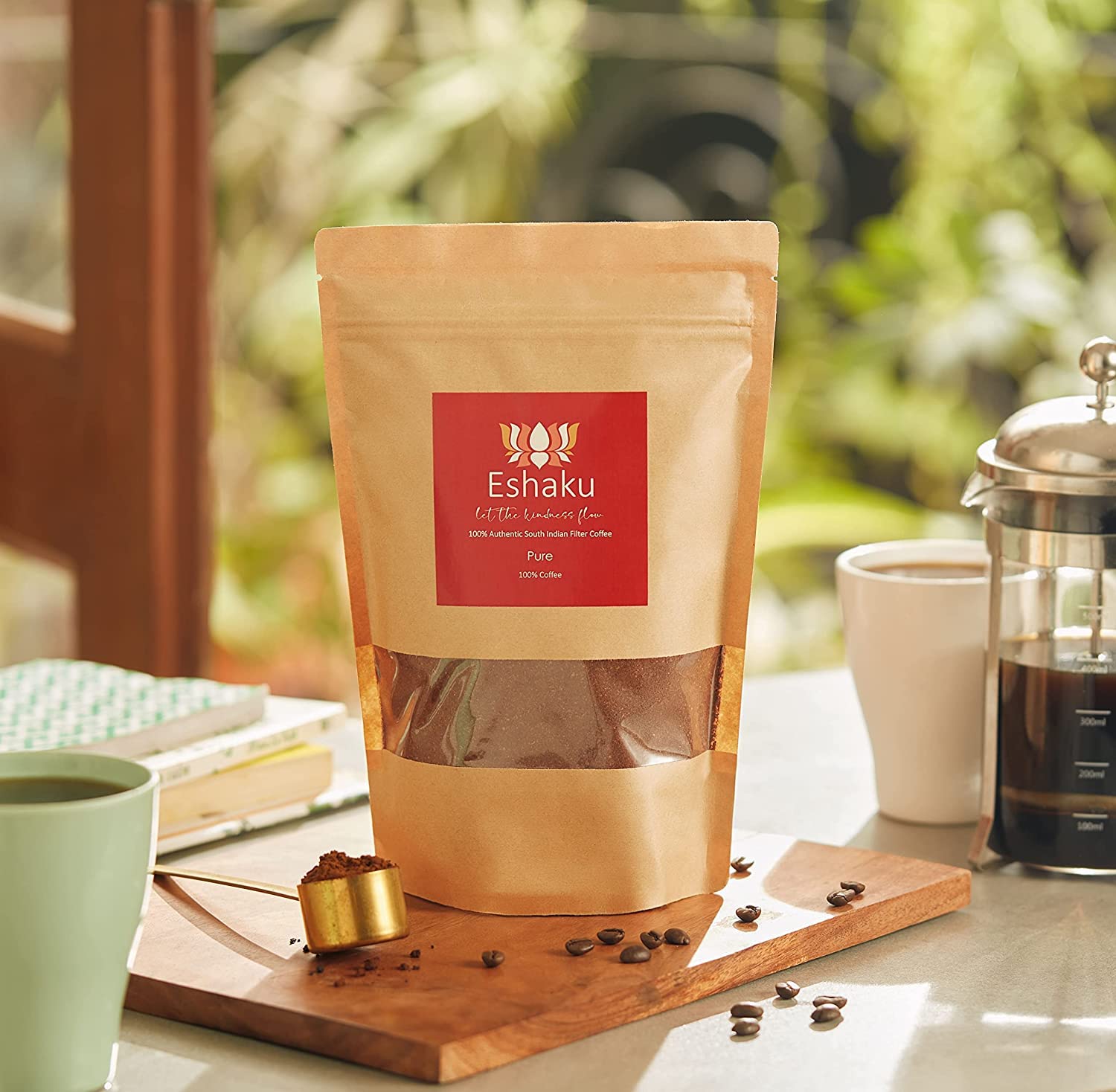 Eshaku Pure Coffee Premium Arabica Beans Roasted American and Ground 100% Arabica Coffee powder no added Chicory 1 kg (B094ZJ27VM) Amazon Price History, Amazon Price Tracker