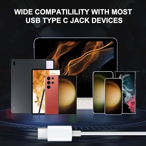 Miniatura 4 de Auriculares USB tipo C para iPhone15, Samsung Galaxy S23, Ultra S23+, S23 Plus, auriculares USB C enchufables, micrófono integrado y control de