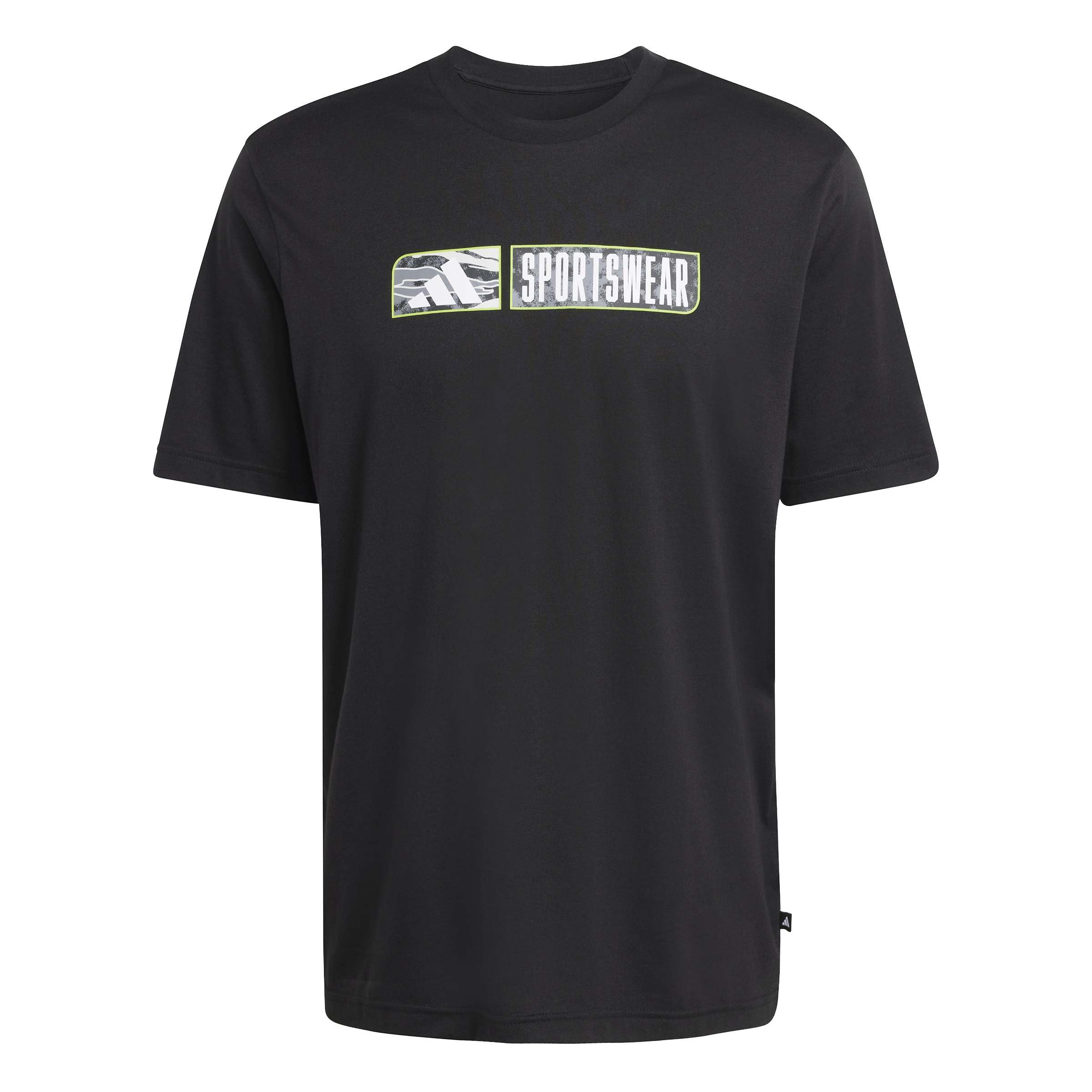 adidas Men's Climacool CAMO Linear Graphic T-Shirt, Black, XS
