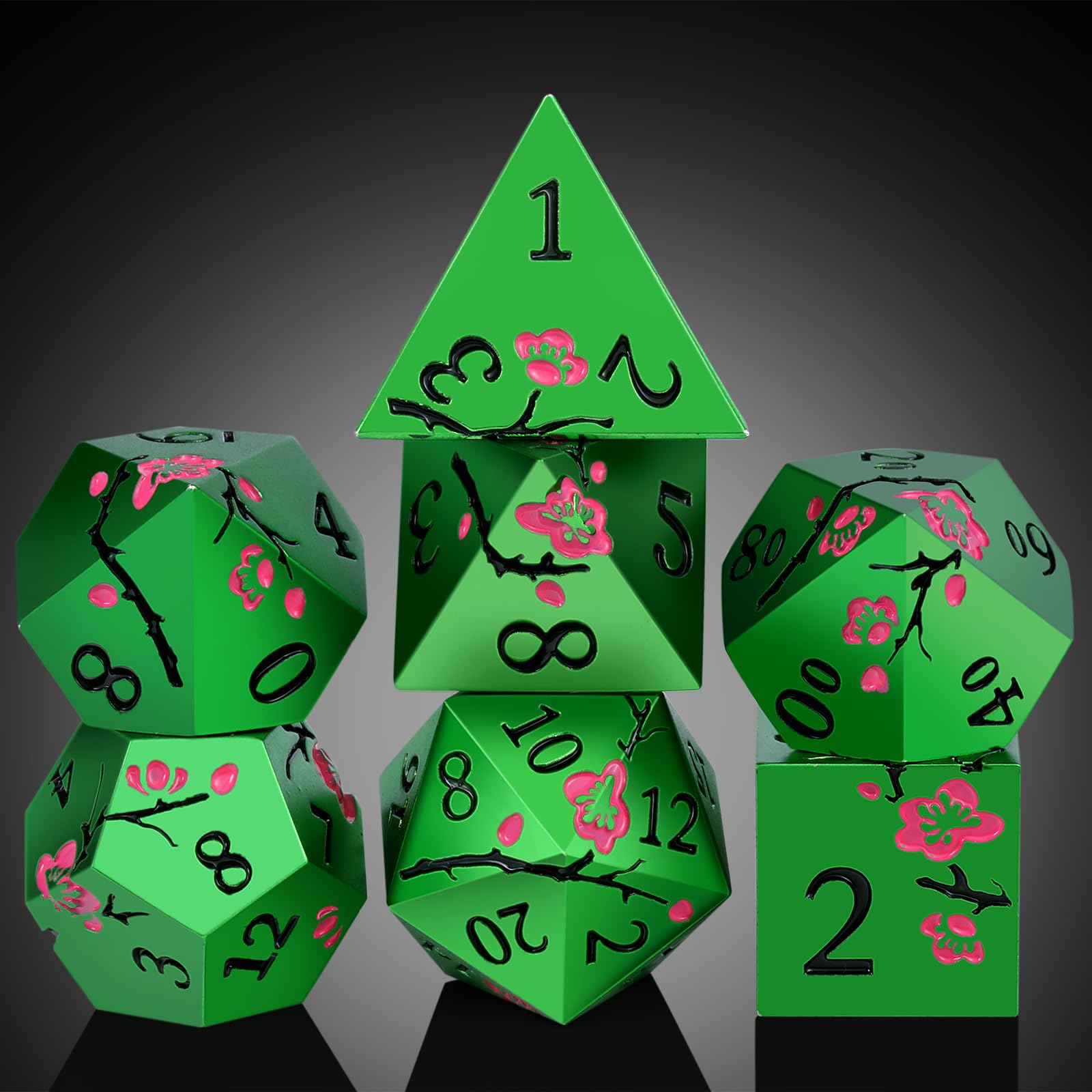 Set di dadi in metallo blu e argento inglese - Italia Set di dadi in metallo blu e argento inglese - Italia