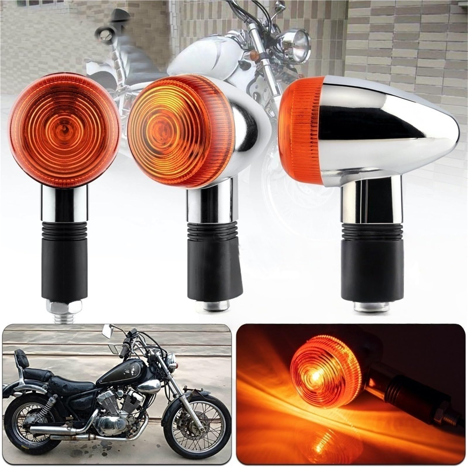 Luces señalización Lado De La Luz Señal Giro Motocicleta