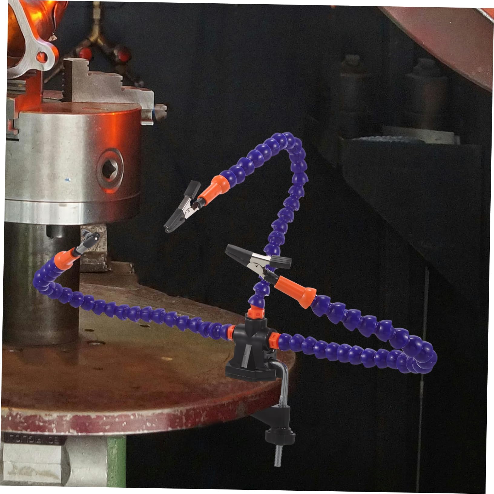 jojofuny 5sets Stazione Di Saldatura Multi Funzione Con Strumento Terza Mano Supporto Flessibile Per Riparazioni Elettroniche e Progetti Pinze Rotanti e Base Antiscivolo Per Saldatura e