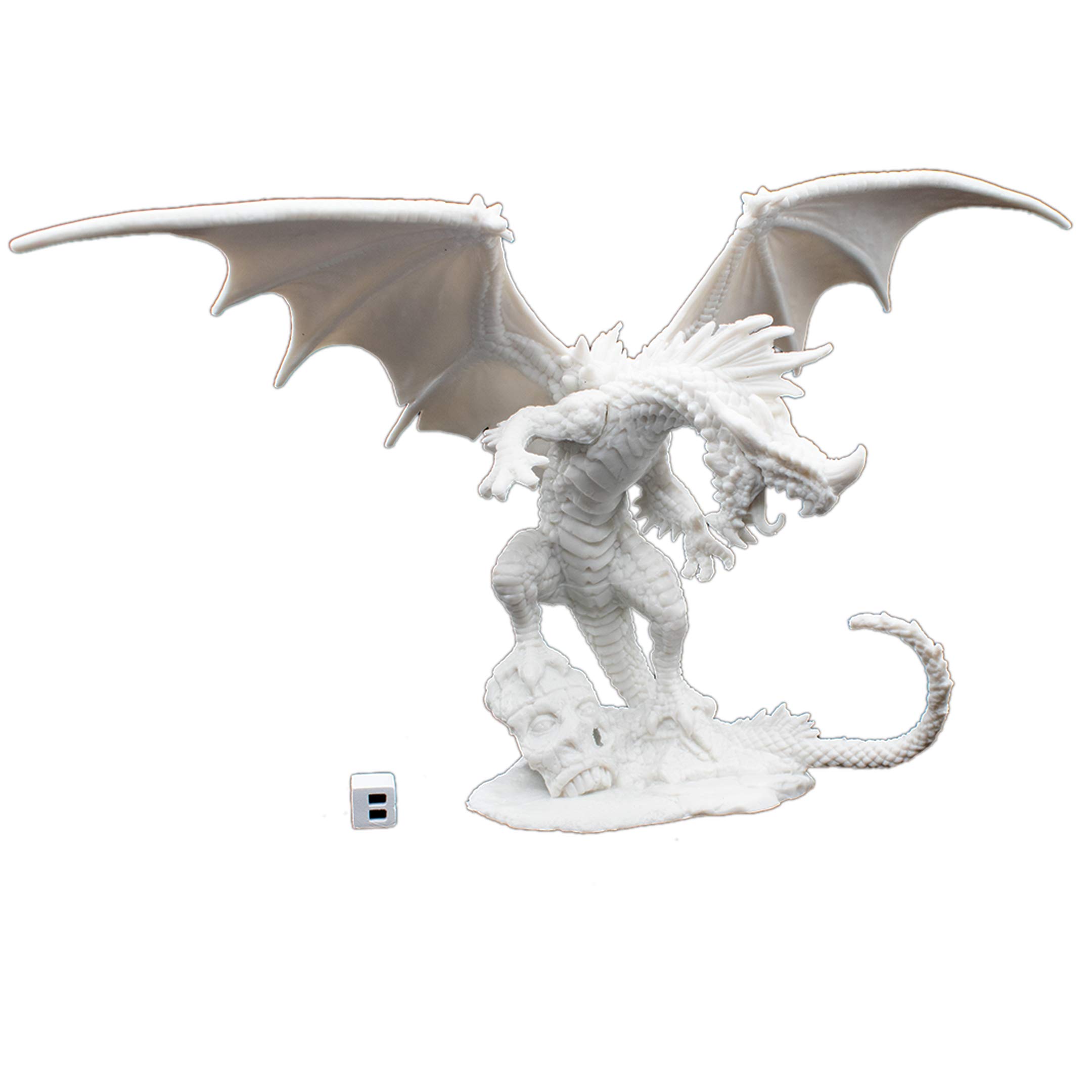 Reaper89001: Red Dragon - Pathfinder Bones Plastic Miniature