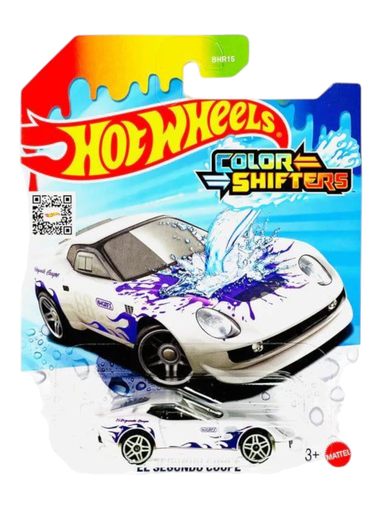 Hot Wheels Color Shifter El Segundo Coupe for 3 Years & Above (White)