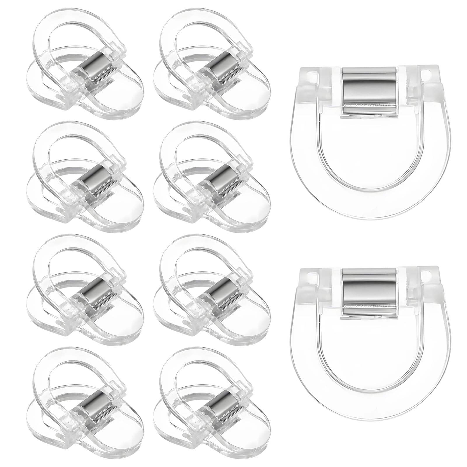 Photo 1 of 10 pcs Hem Clips for Pants, Adjustable Clothing Clips for Precise Length Adjustments, Set of 10 Durable Pant Hem Clips for Tailoring and Alterations