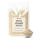 Minimal Raw Organic White Sesame Seeds 800g - Clean and White Til (Safed Til Seeds for Eating) gallery image