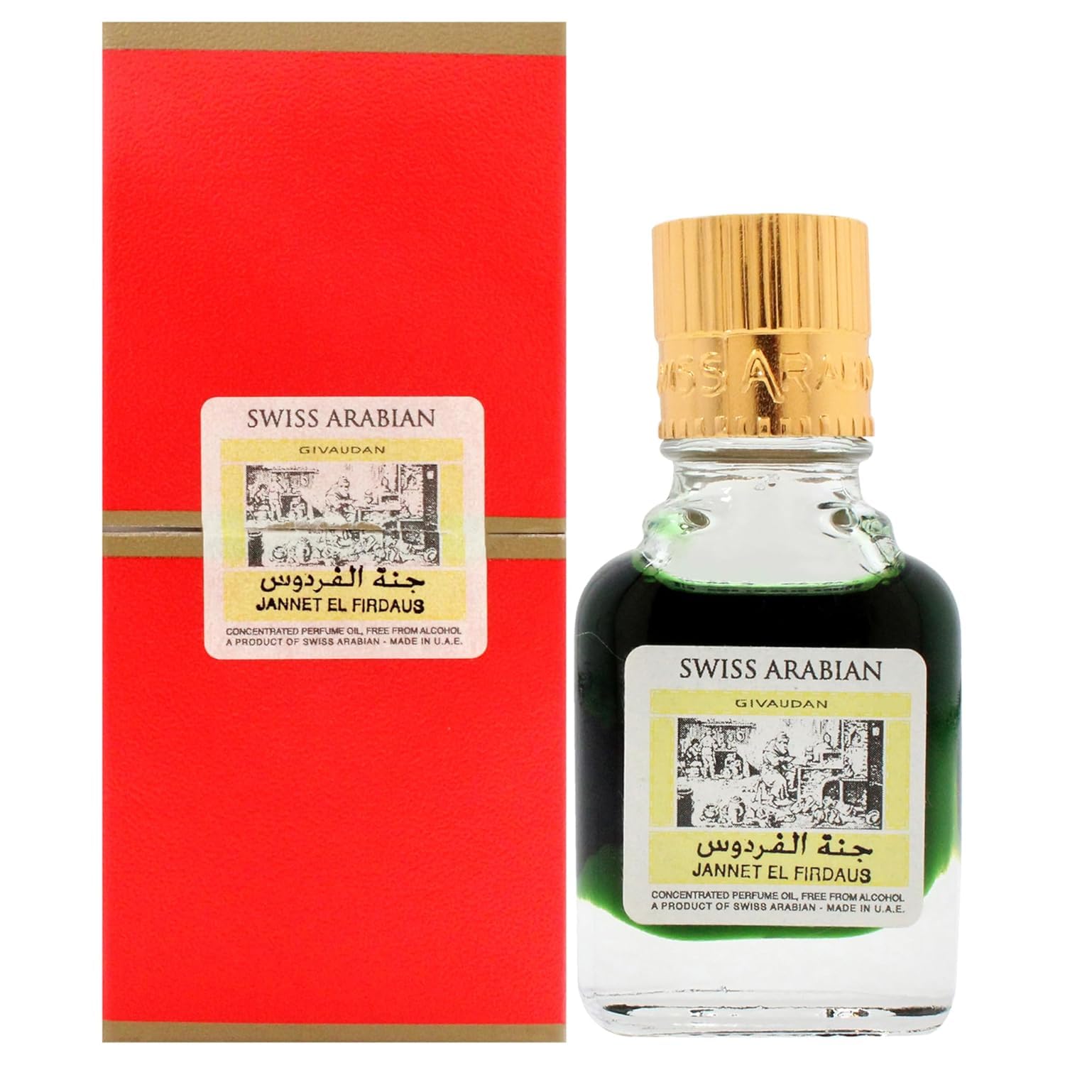 Jannet el Firdaus Attar by Swiss Arabian Givaudan - 9ml