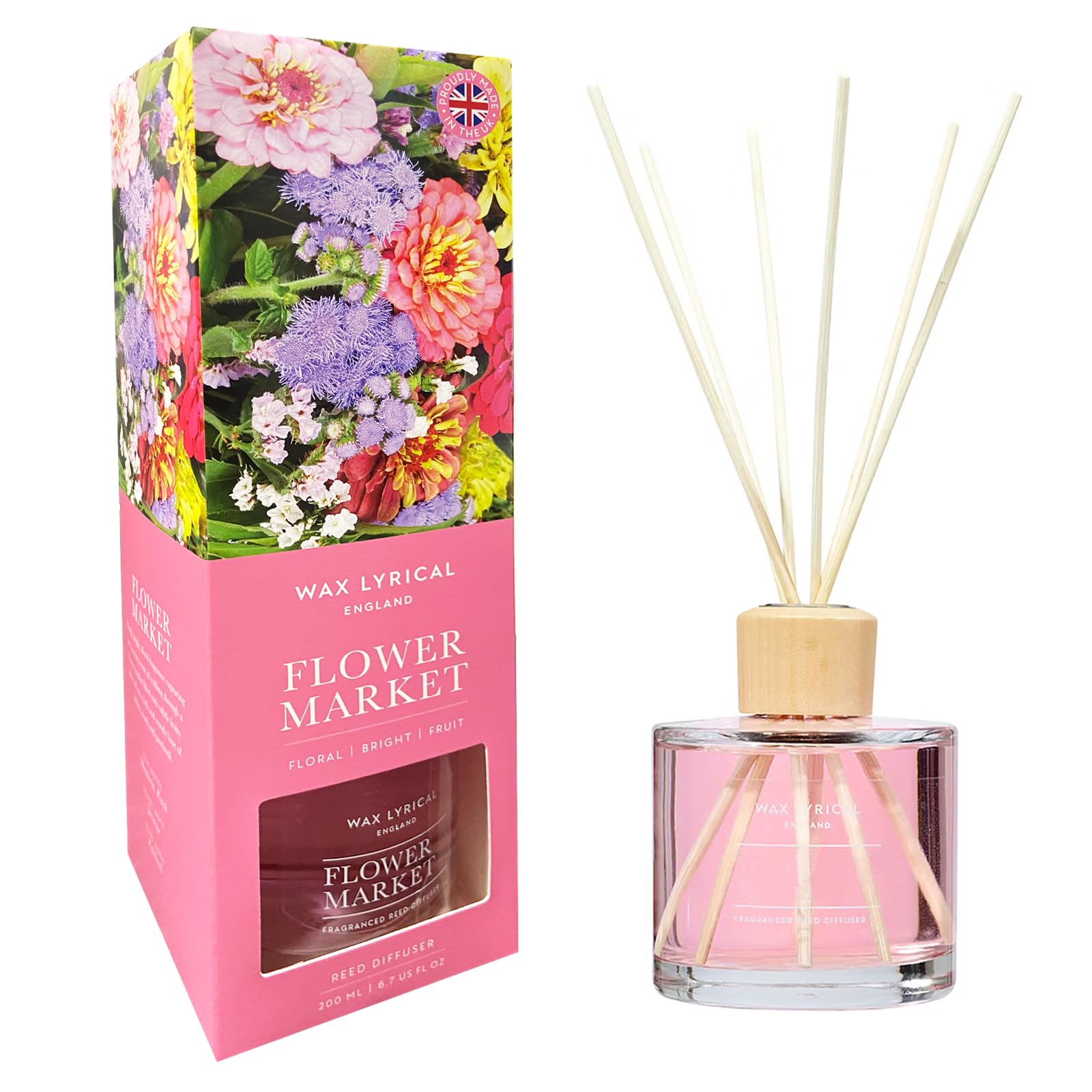 WAX LYRICAL Flower Market Scented Reed Diffuser 200ml