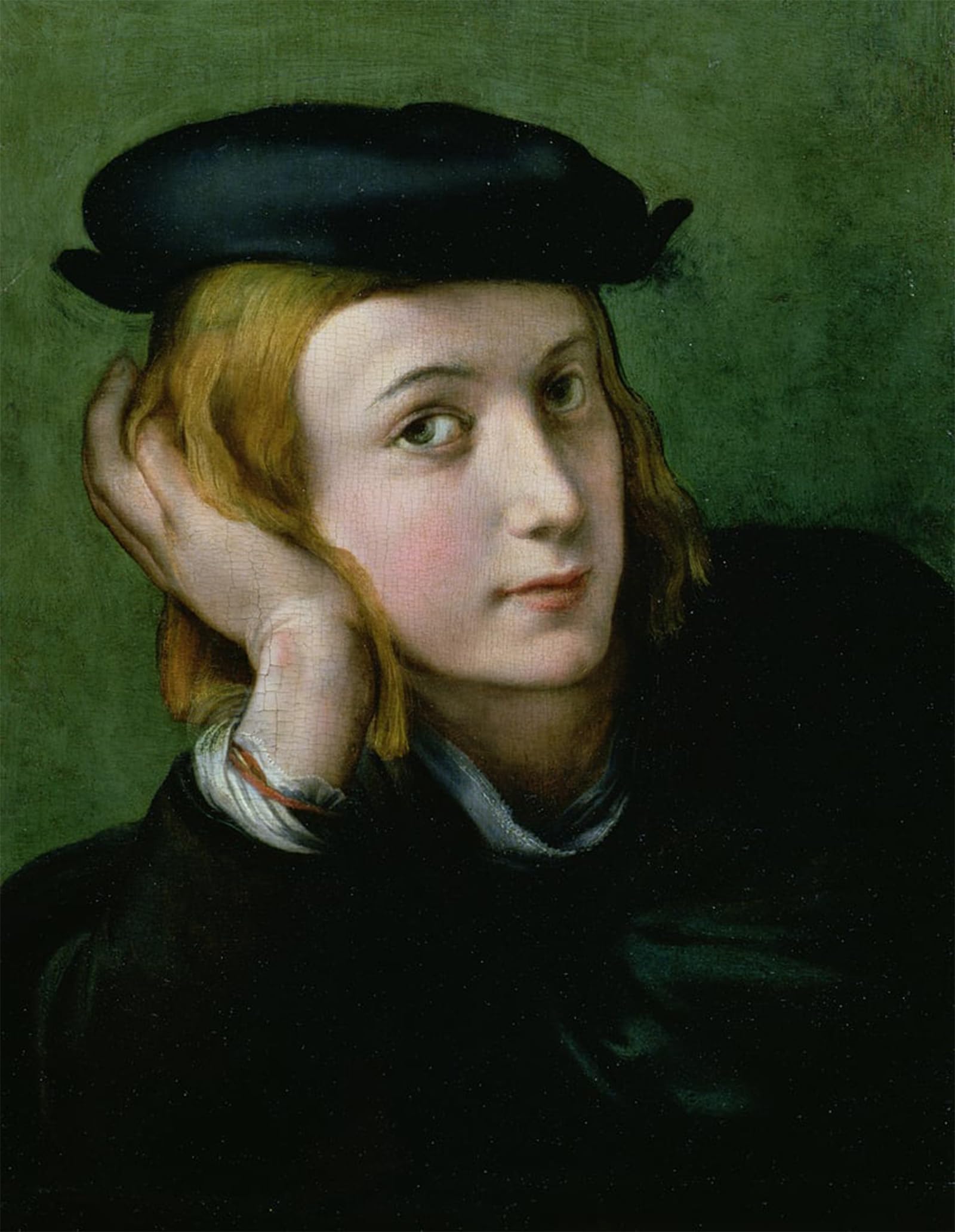 ARTXLXXBN Famous Painting Art Wall Decor Abstract Art Picture Portrait of a Young Man by Parmigianino Animal Pictures for Home Decor 60x90cm