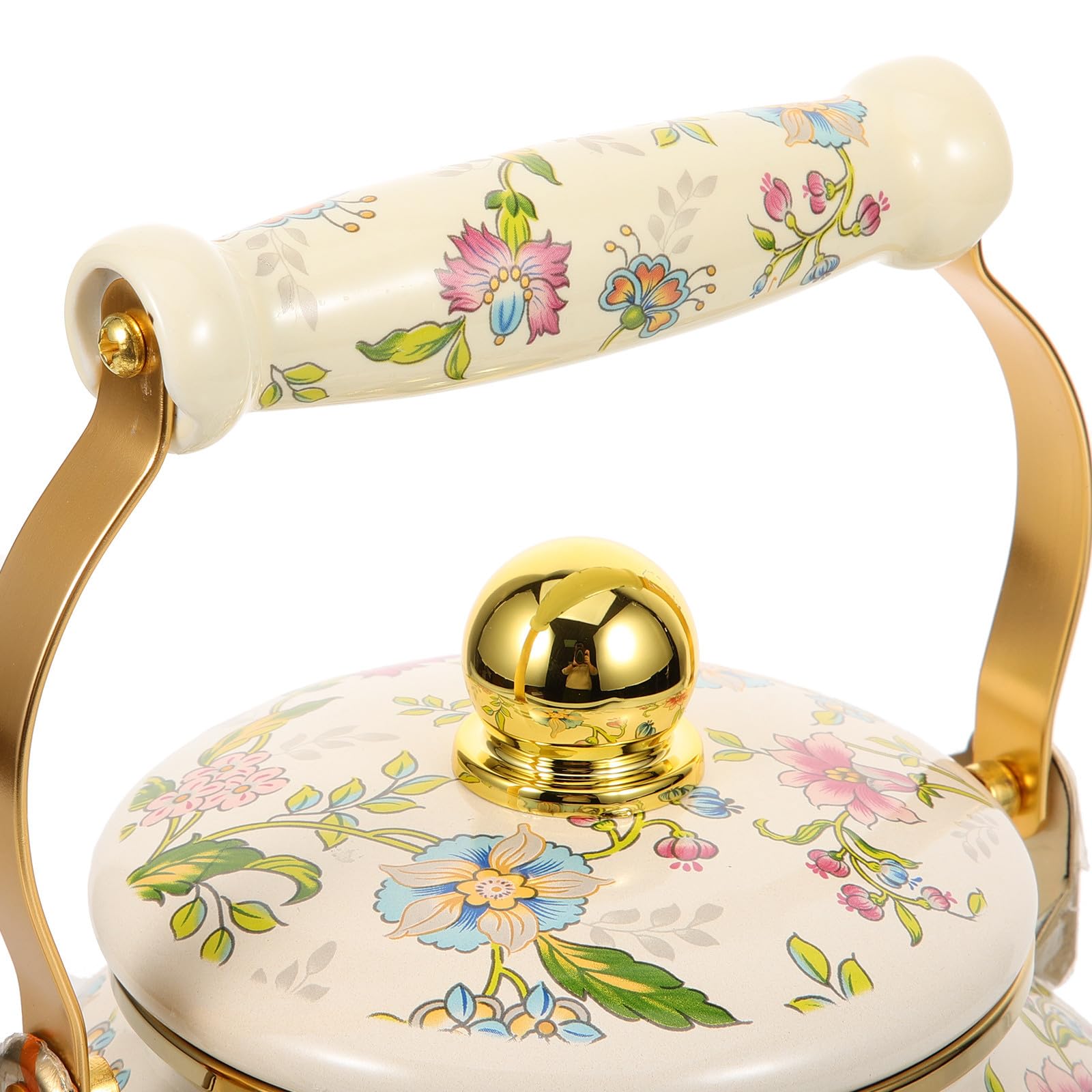 Hervidor de Cocina Esmaltado de 2,5 L para Hogar Retro Elegante