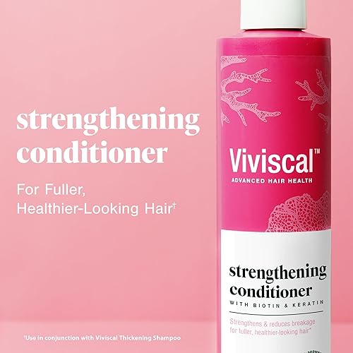 Miniatura 2 de Viviscal Acondicionador fortalecedor del cabello – Fortalece y reduce la rotura para un cabello más lleno y saludable – Con biotina, queratina y