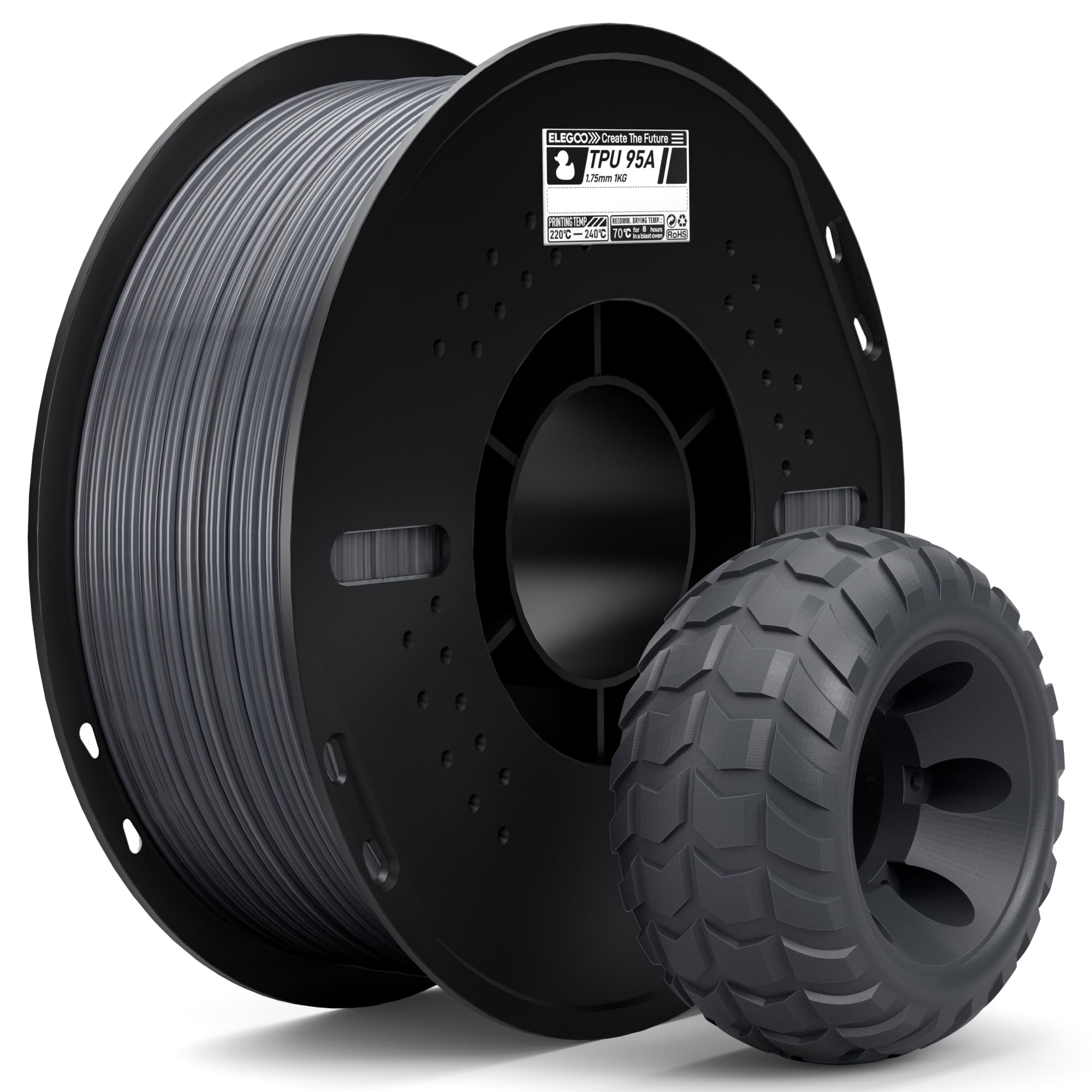 ELEGOO TPU Filament - Flexible 3D Printing -13