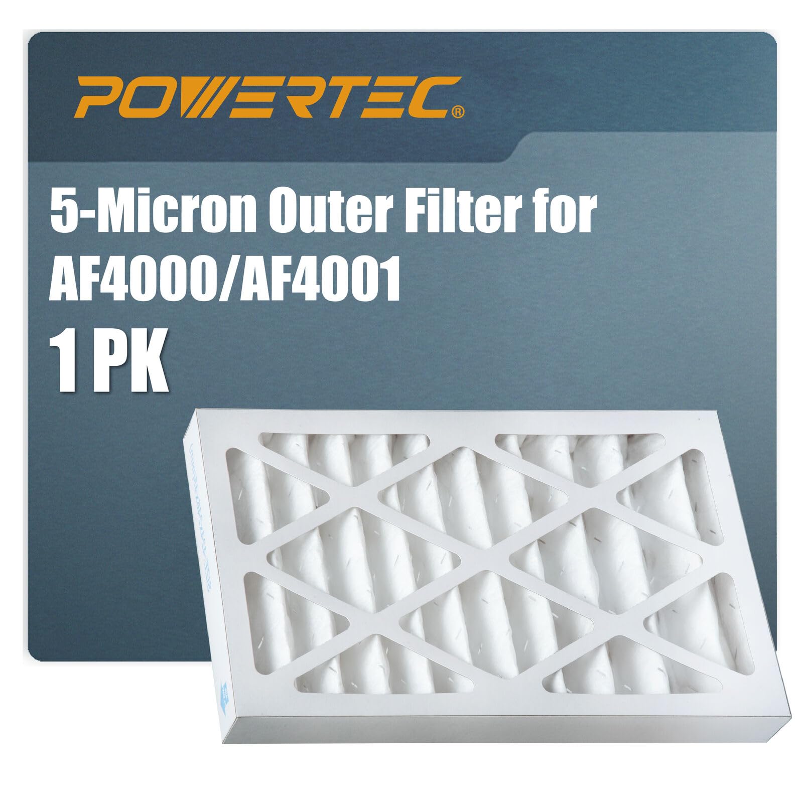 Powertec 75007 filtre extérieur pour système de filtration AF4000 atelier