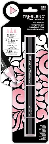 Spectrum Noir Blend Triblend - Marcador de alcohol mezclable, 3 colores en 1, color rosa pálido