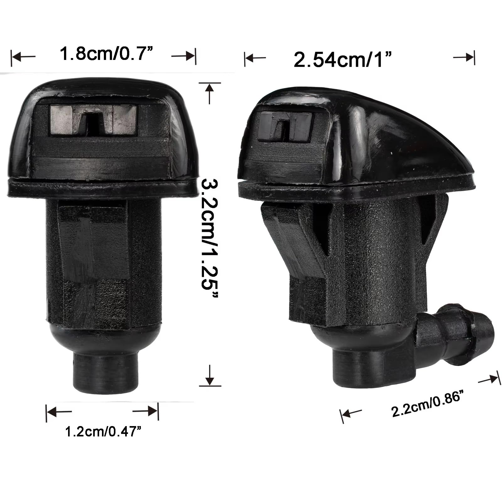 Toyota Ist MK1 2002-2007, Camry Sedan XV20 1997-2001, XV30 2002-2006: dysza do spryskiwaczy szyby przedniej szyby.