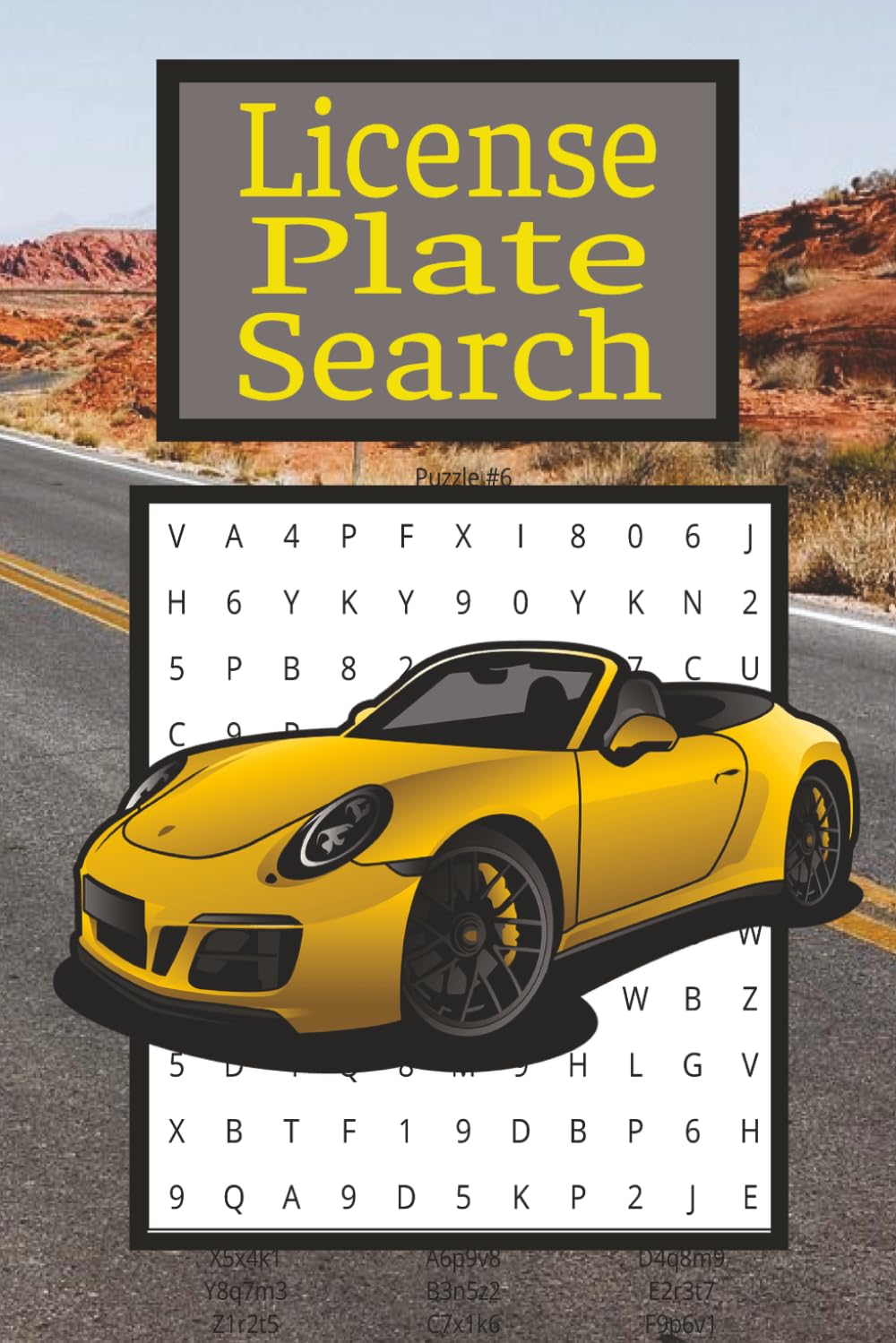 License Plate Search: Word Search Puzzle Book for Road Trips | Travel-Themed Brain Games for Kids & Adults | Make Every Journey