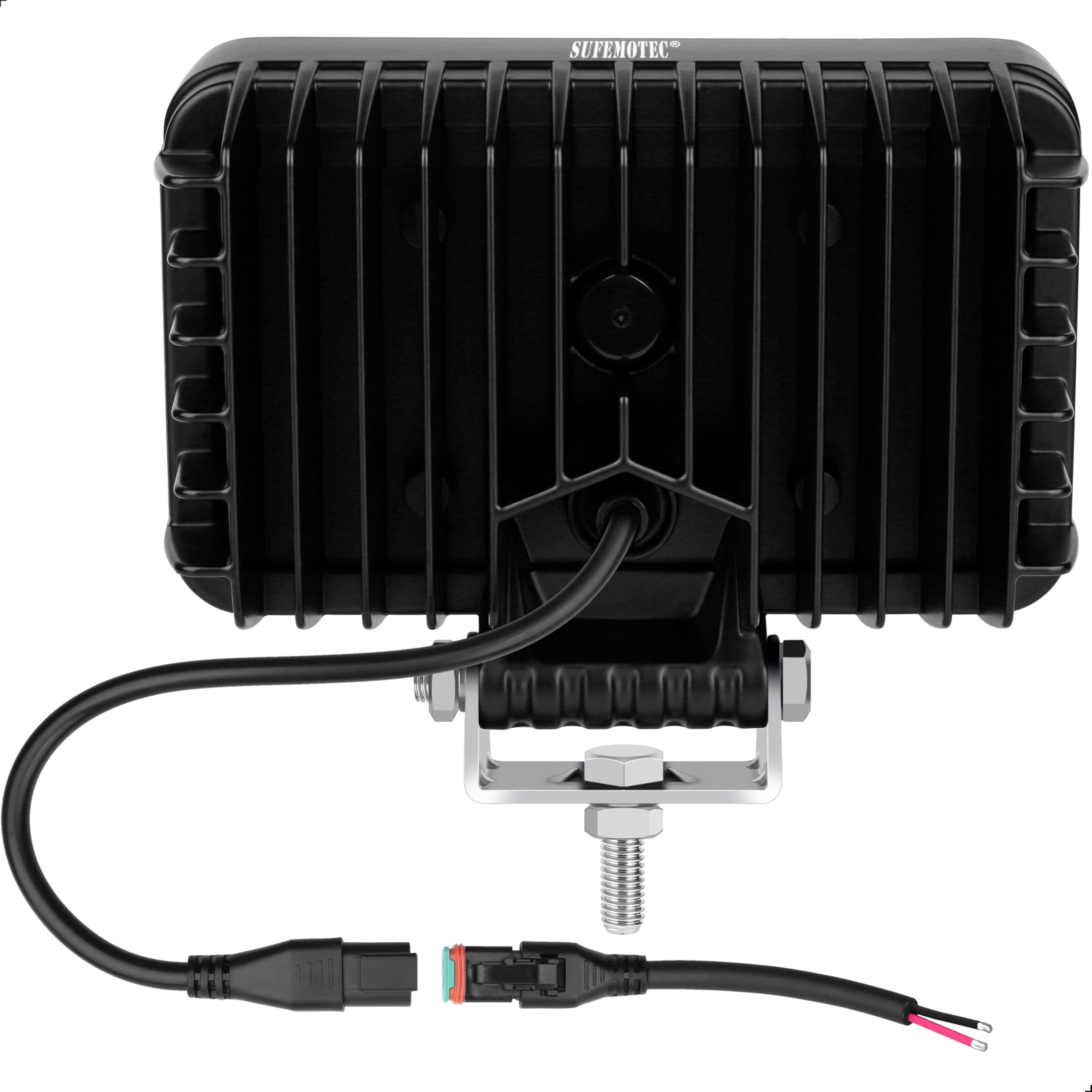Reflektor LED do traktora 6", dodatkowy reflektor LED, 80 W, 9600 lm, reflektor roboczy, bumper do samochodów ciężarowych, łodzi, ciężarówek, koparek, pojazdów rolniczych, przyczep, 2 sztuki