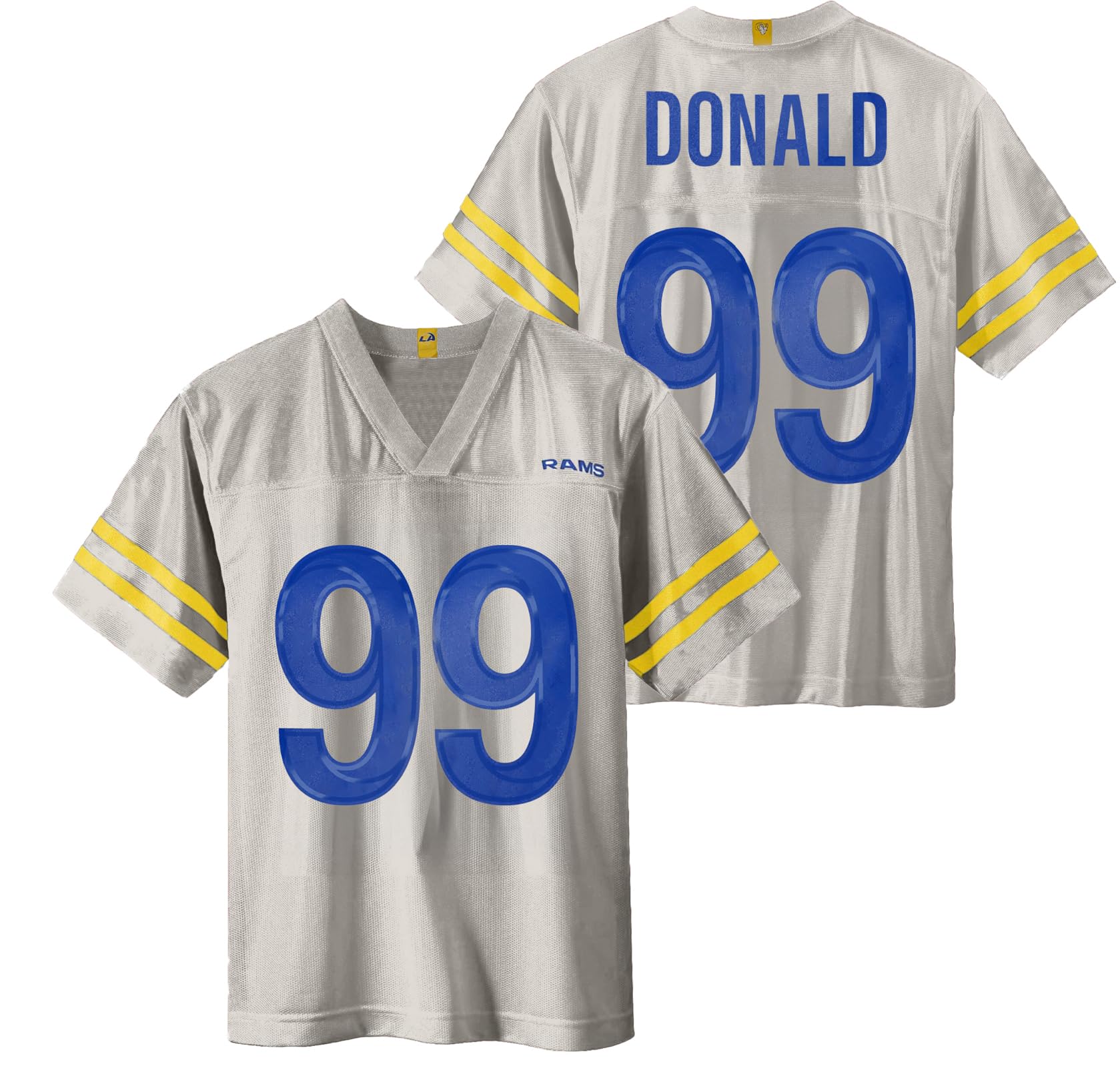 Aaron Donald Los Angeles Rams #99 White Kids Youth 8-20 Alternate Away Player Jersey