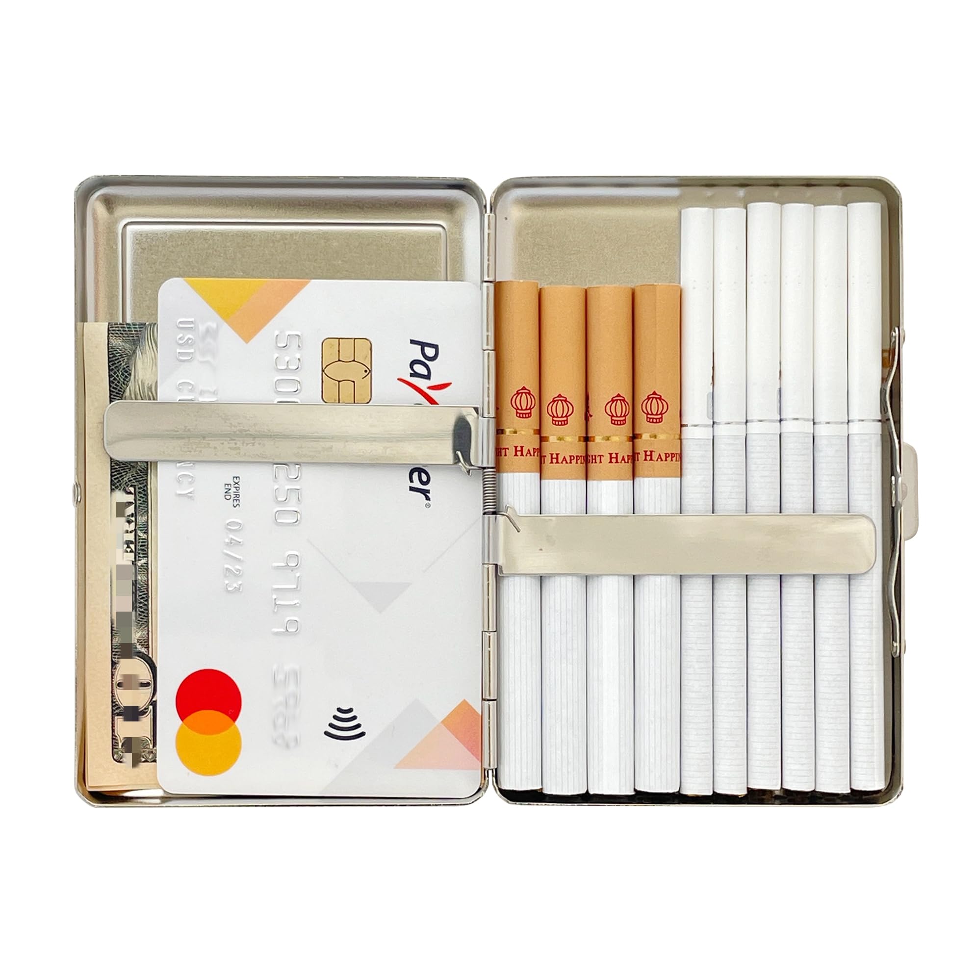Amazon.com: Two Headed Rat Cigarette Case Zigarettenetui Wallet Vintage  Metal Box Blunt Holder (King Size or 100s) : Health & Household