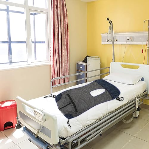 Miniatura 2 de FSUHHIAD Eslinga de elevación universal de cuerpo completo con apertura de tocador eslingas grandes de malla de poliéster para elevadores de