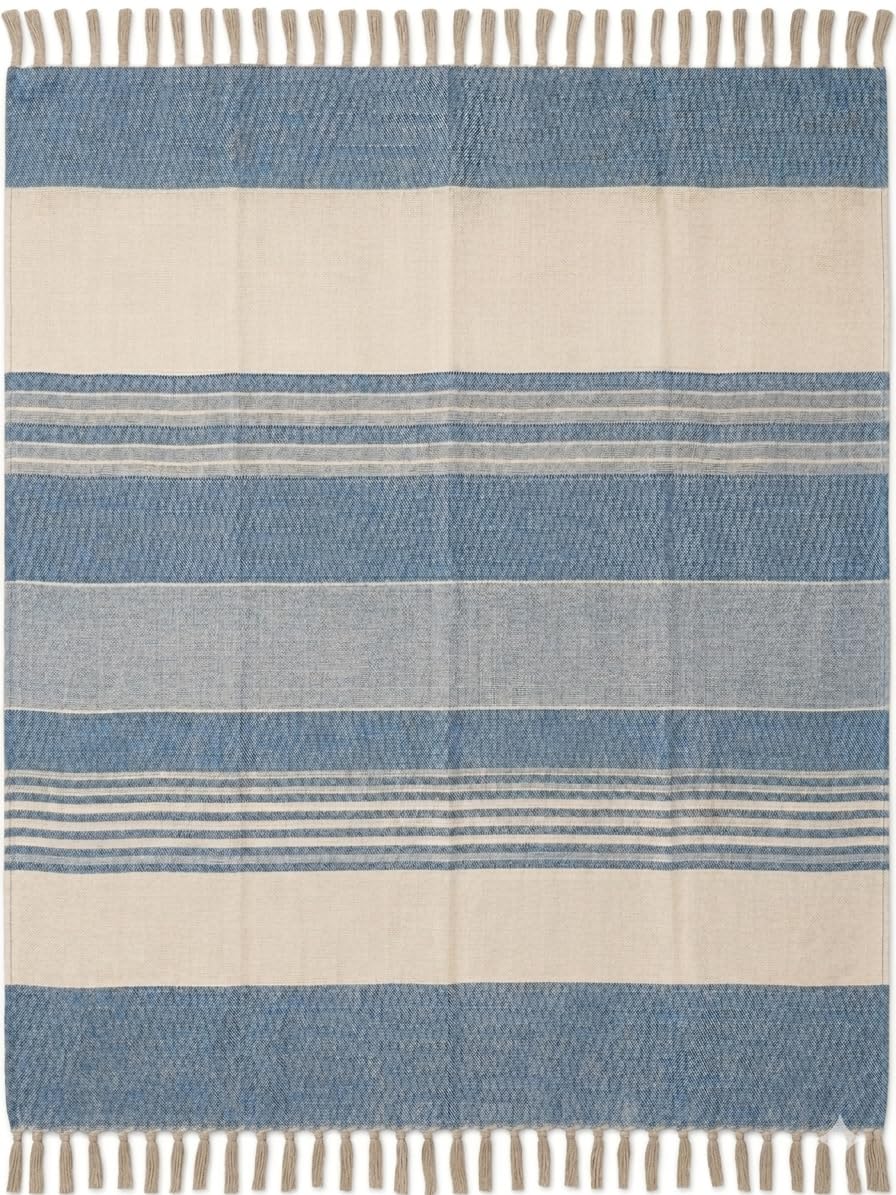 SACAR Telo Mare Kerala Matrimoniale 210x240 cm – Cotone Morbido e Assorbente – Rapida Asciugatura – Ideale per Spiaggia, Piscina, Campeggio e Casa (BEIGE-TURCHESE)