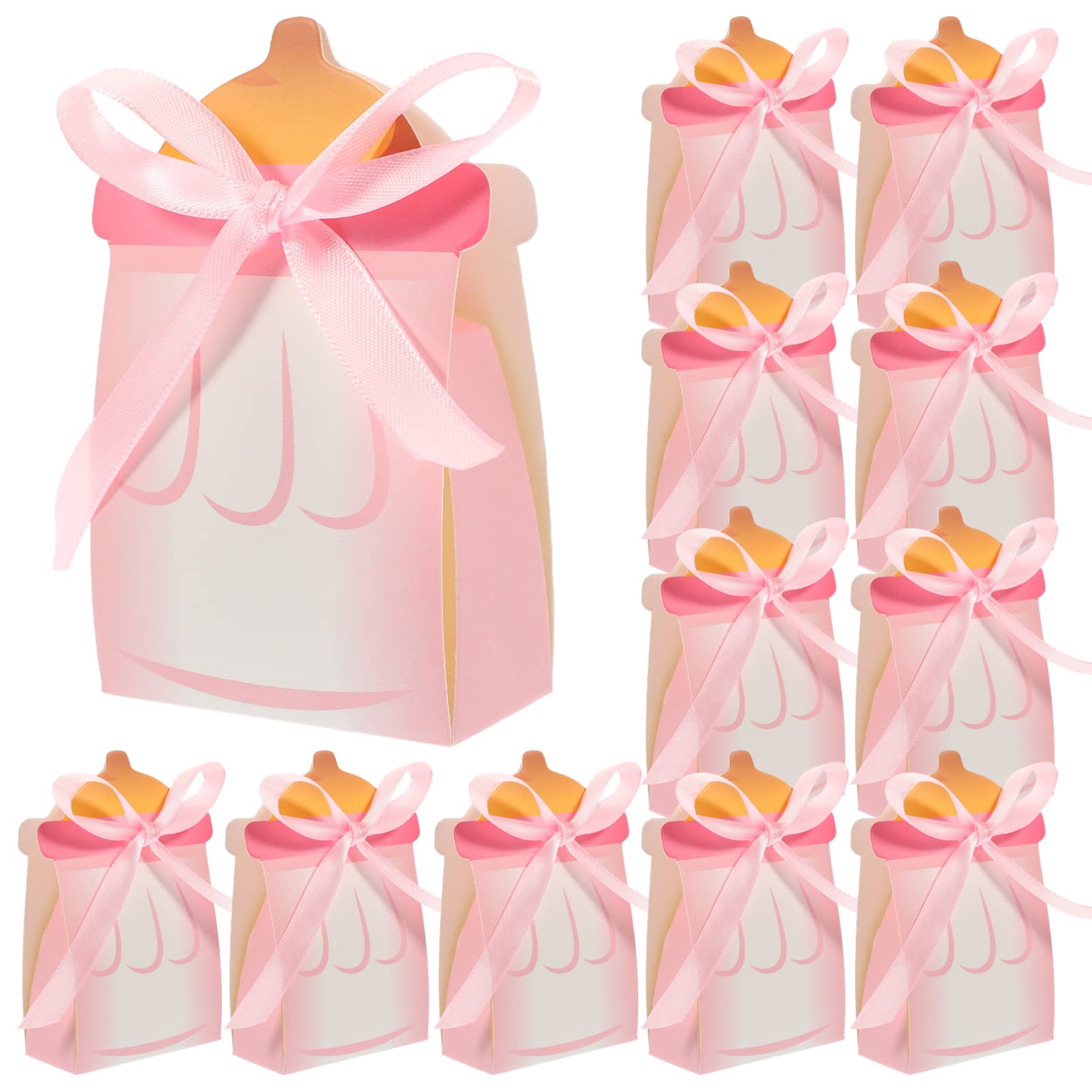 FOMIYES 100pezzi Scatole Per Caramelle in Carta e Scatole Regalo Multifunzione Per Dolcetti Per Feste Di Matrimonio Piccole