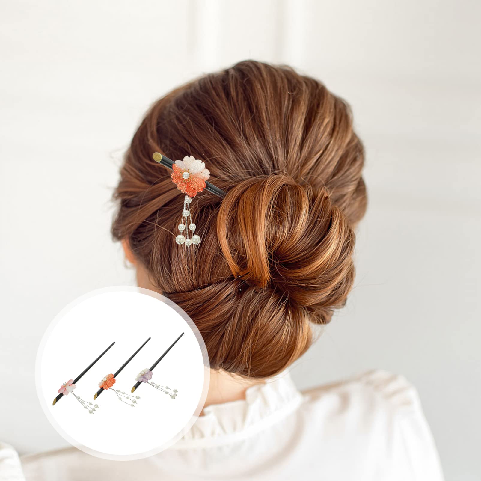 Beavorty 15stücke Retro Haarstäbchen Mit Quaste Chinesische Haarnadeln Für Elegante Hochsteckfrisuren Für Partys Und Besondere Anlässe