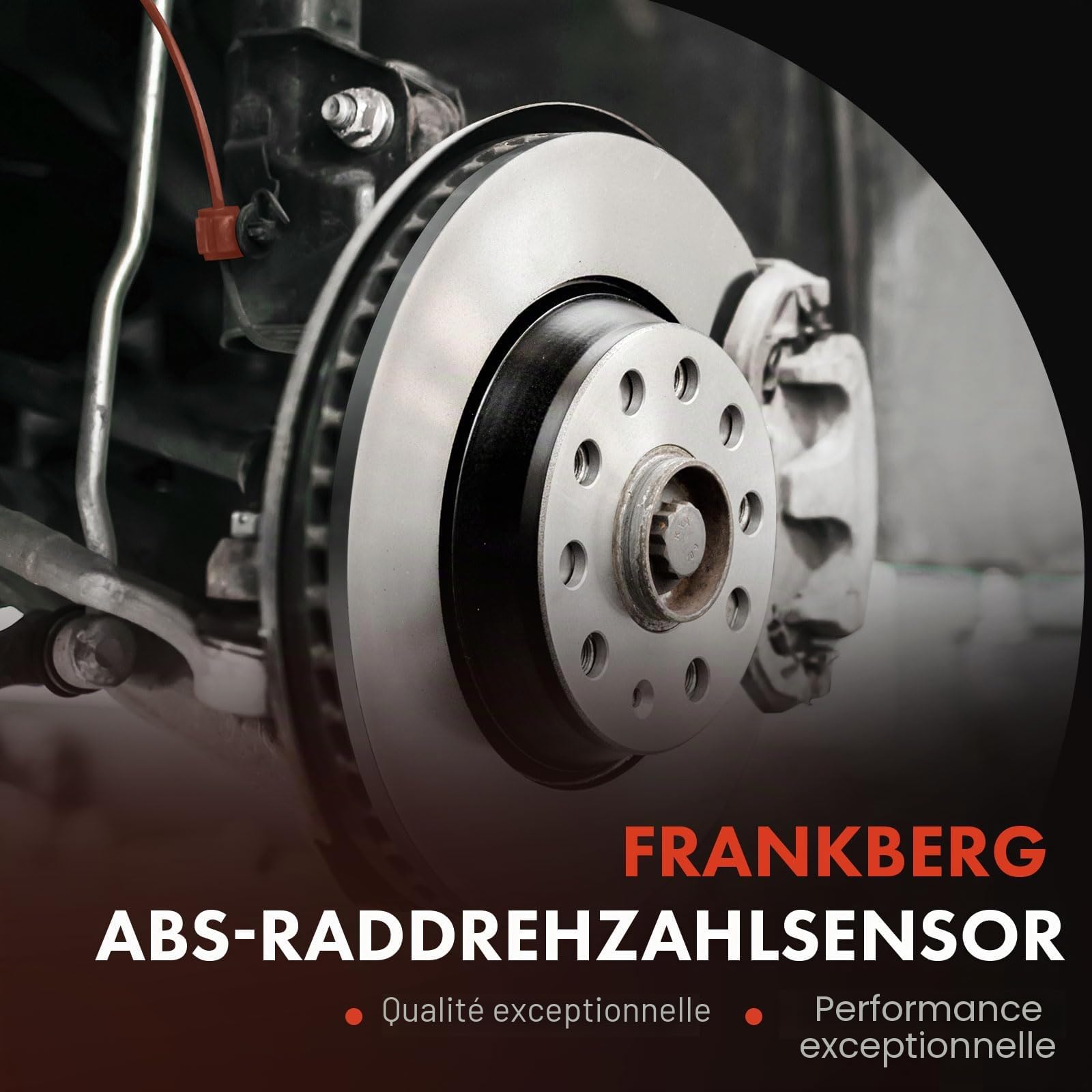Frankberg 2 capteurs ABS arrière ALS3068 | Compatible avec: Golf VII 5G1 BE1, A3 Limousine 8VM 8VS, A3 8V1 8VK, O.c.t.a.v.i.a III 5E3 NL3 NR3