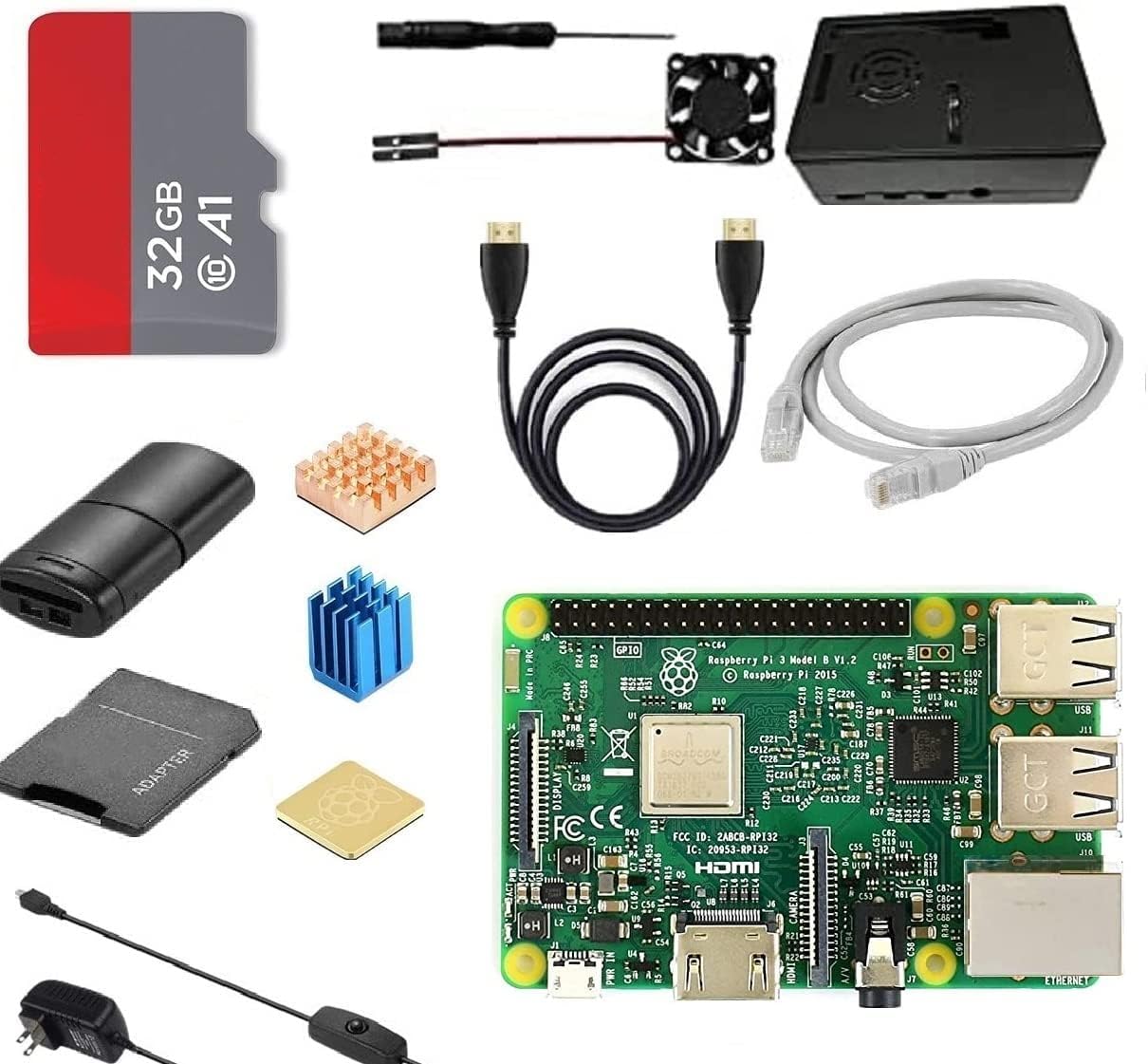Amazon.co.jp: Raspberry Pi 3 Model B ラズベリーパイ3B 32GB メモリ 