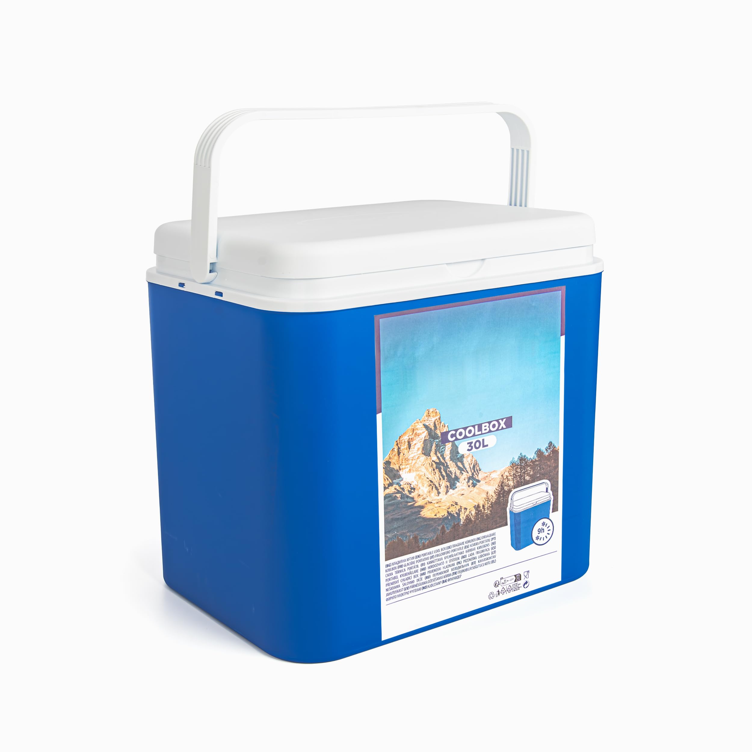 BESCH Nevera Acampada Portátil 10-30 litros con Asa - Mini Nevera Porta Alimentos Bebidas para Playa, Camping, Picnic