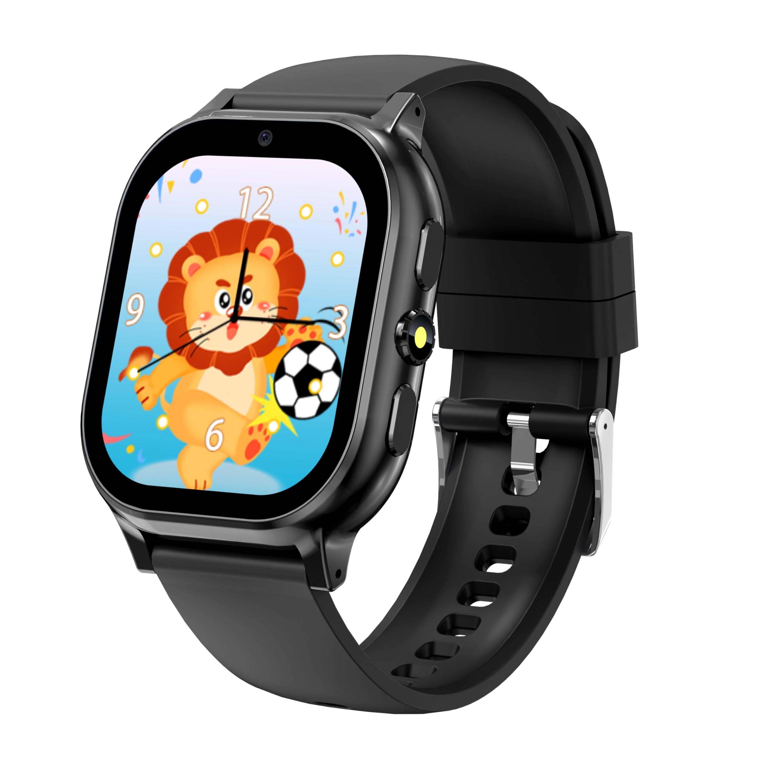 Reloj Inteligente para Niños con GPS y Teléfono – Smartwatch AI ChatGPT con Videollamadas,Chat de Voz, SMS, WiFi, 47 Juegos, Modo Escuela, 4 Modos Deportivos, Regalo para Niños desde 4-13 Años (Negro)