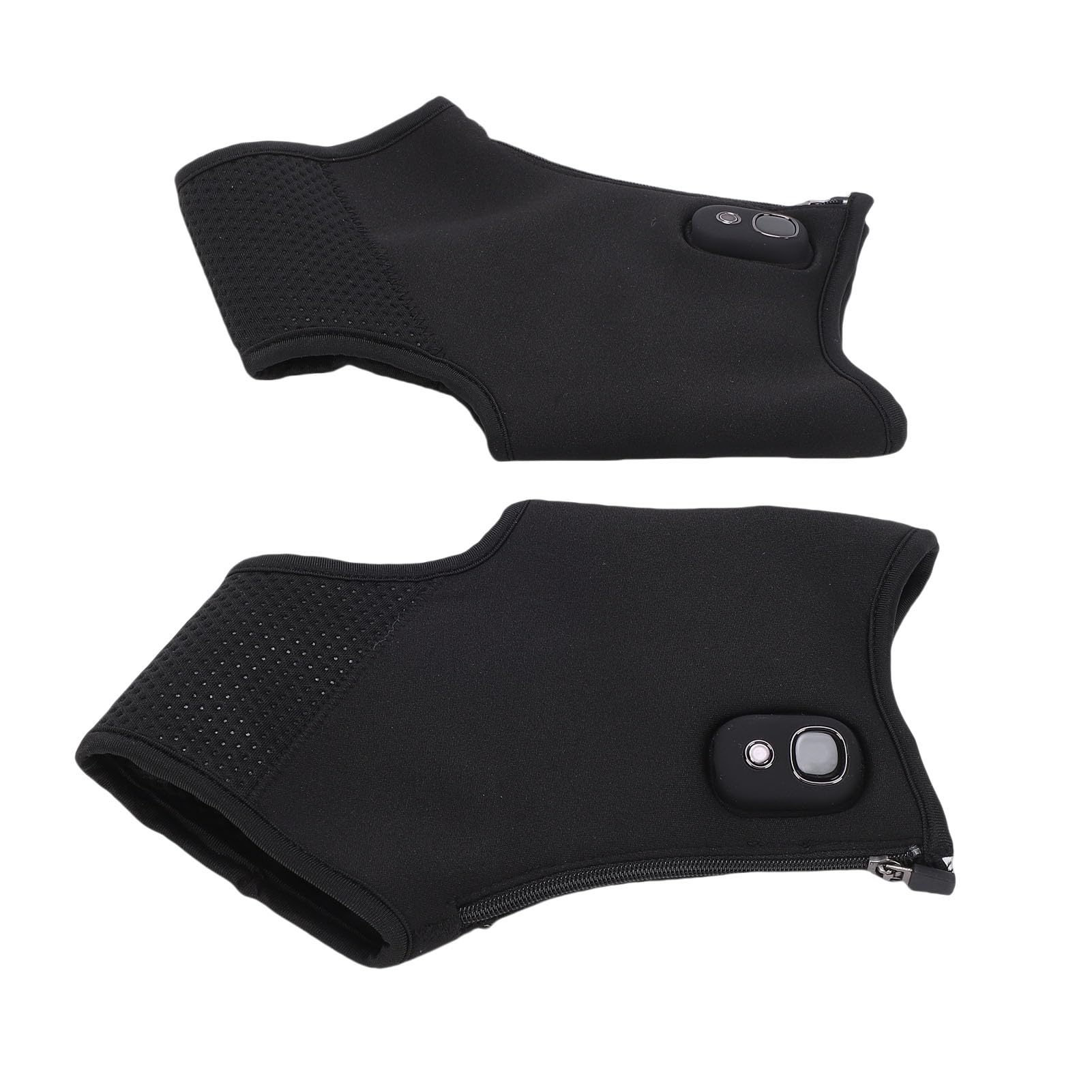Keenso Chaussettes Chauffantes électriques, Chaussettes Chauffantes électriques 5 Vitesses, Température Réglable, Chauffe-Pieds Chauffants Rechargeables pour Le Camping, la Randonnée,