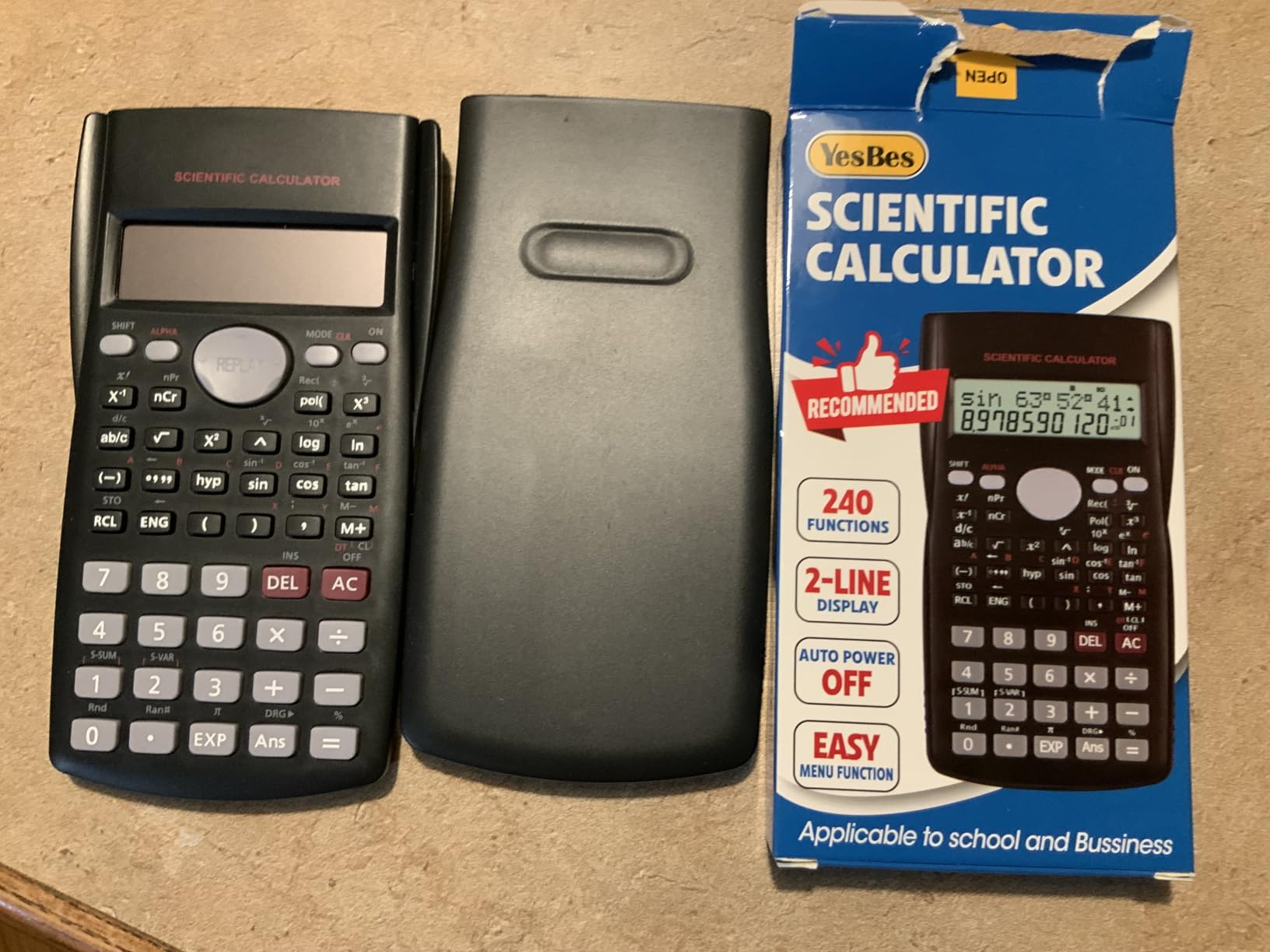 $8/mo - Finance 24 Pack Scientific Calculators Bulk, 2-Line Large ...