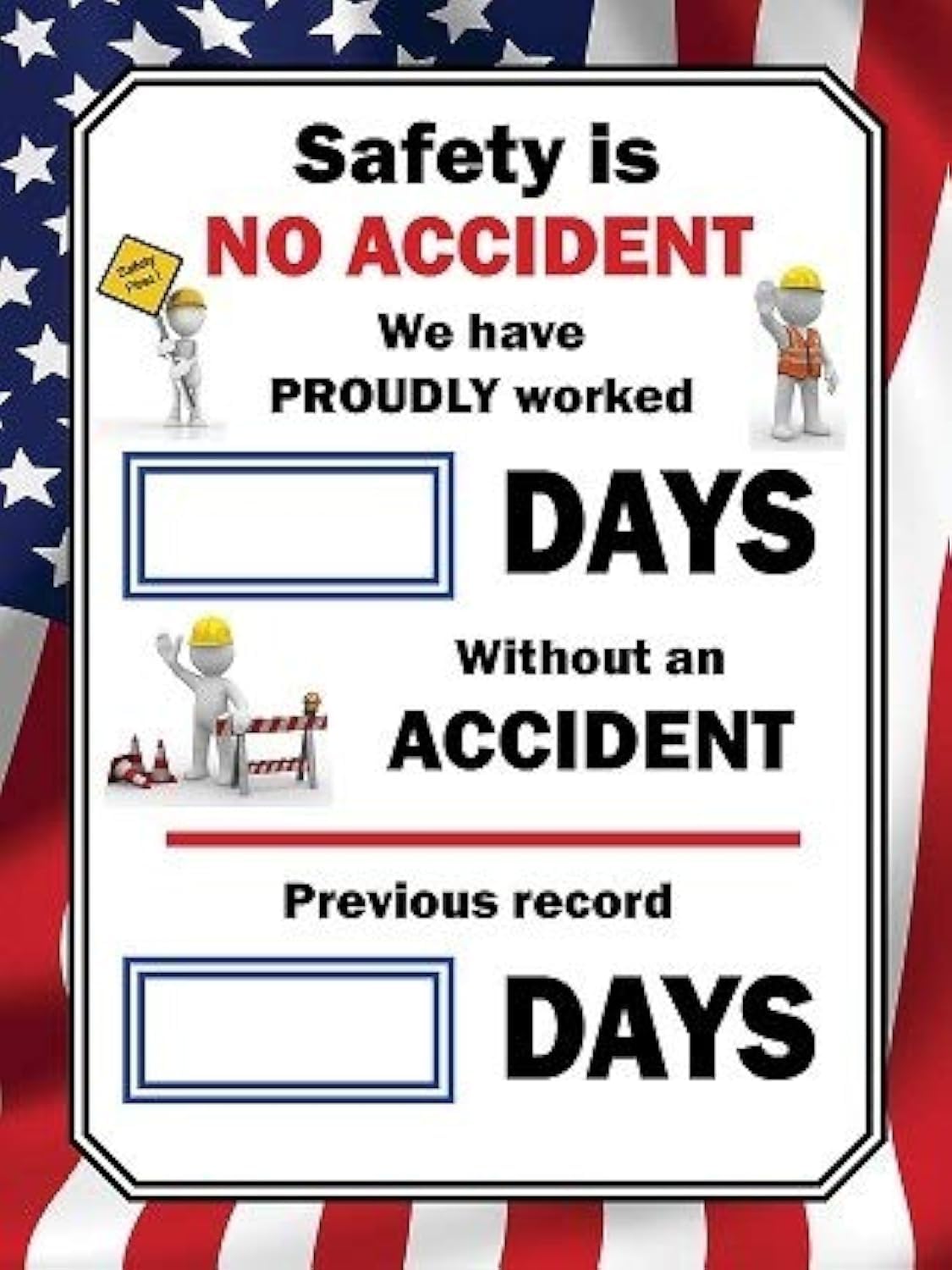 Days Without An Accident Poster