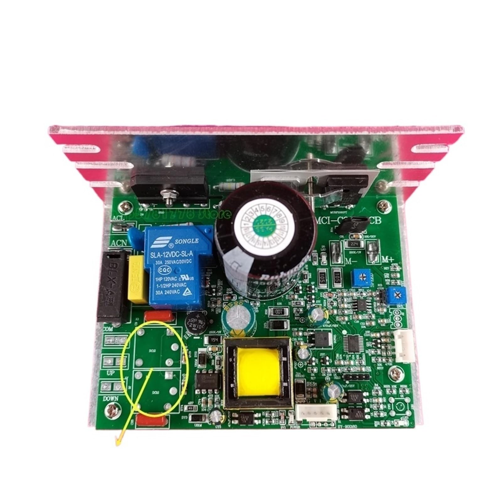 Replacement RZ-MCI005.PCB Treadmill Motor Controller RZ-MCI-C002.CPB Circuit Board Driver Board Control Board Mainboard No Lift(NO incline 110V)