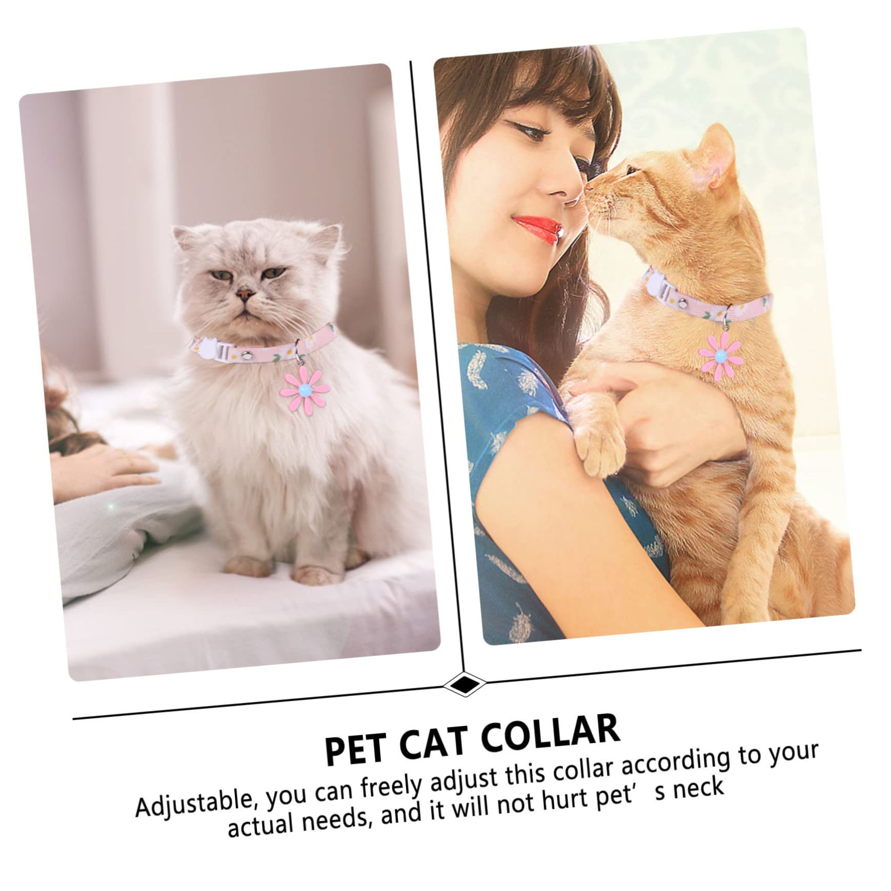FOMIYES 12stücke Teiliges Verstellbares Katzenhalsband Mit - Für Katzen Und Kätzchen Für Fotoshootings Tägliches Tragen Und Besondere Anlässe
