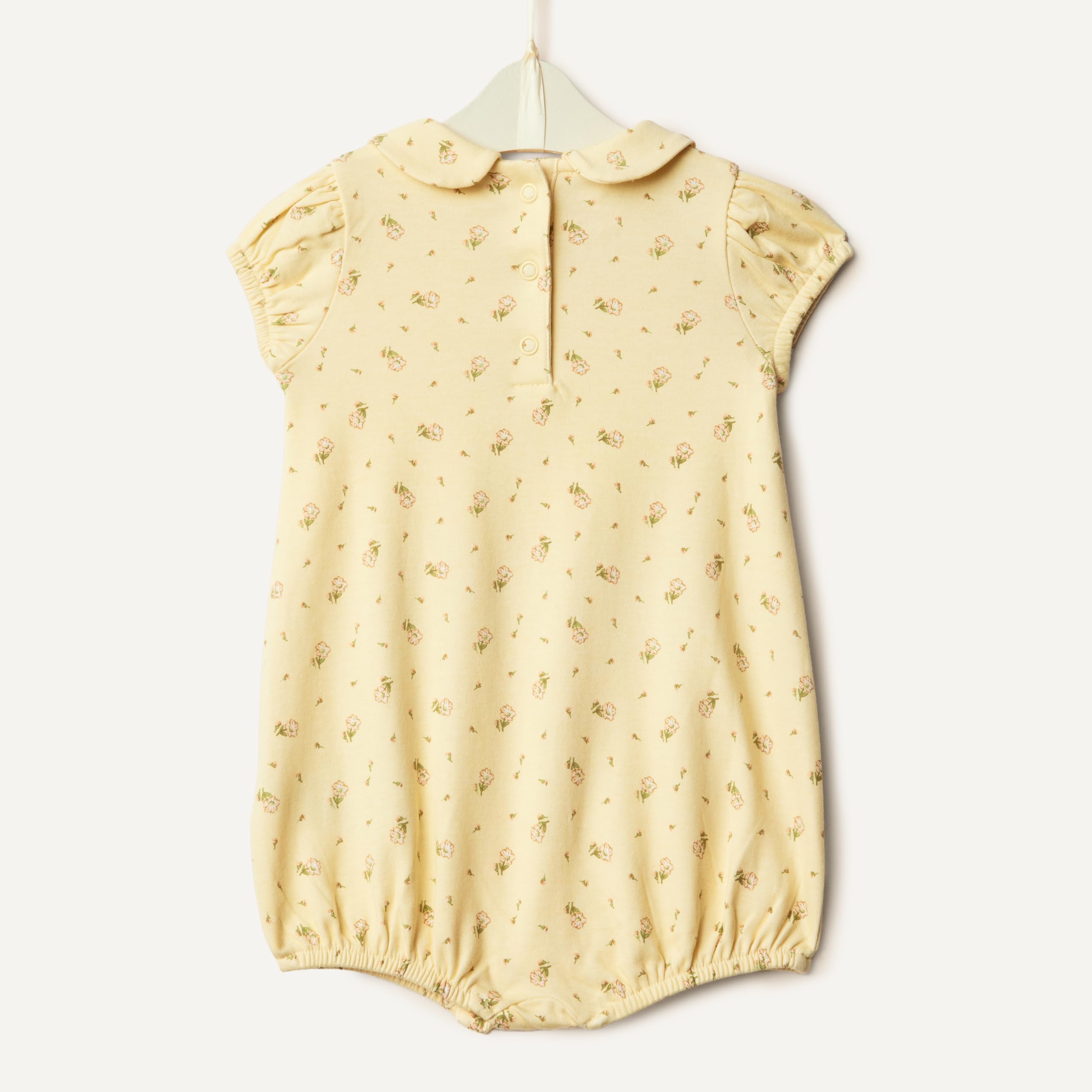 Amazon Essentials x Sofia Grainge Bébé fille Barboteuse à Manches Courtes et Col Claudine, en Coton, Lot de 2